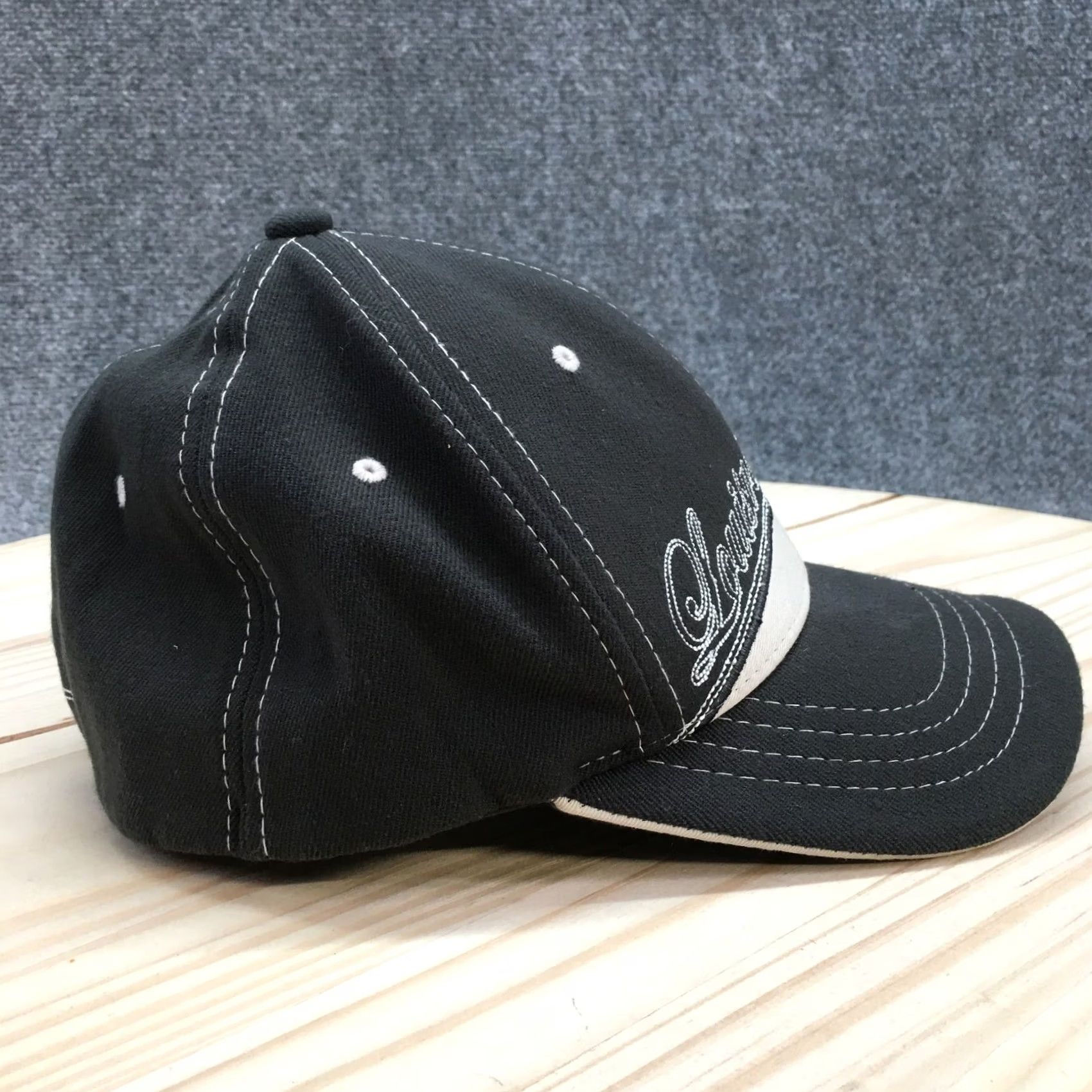 Zephyr LouisVille NCAA Fitted Cap Hat Mens M / L Gray White Zephyr Fit Contrast Stitch Baseball Cap Size ONE SIZE - 5 Thumbnail