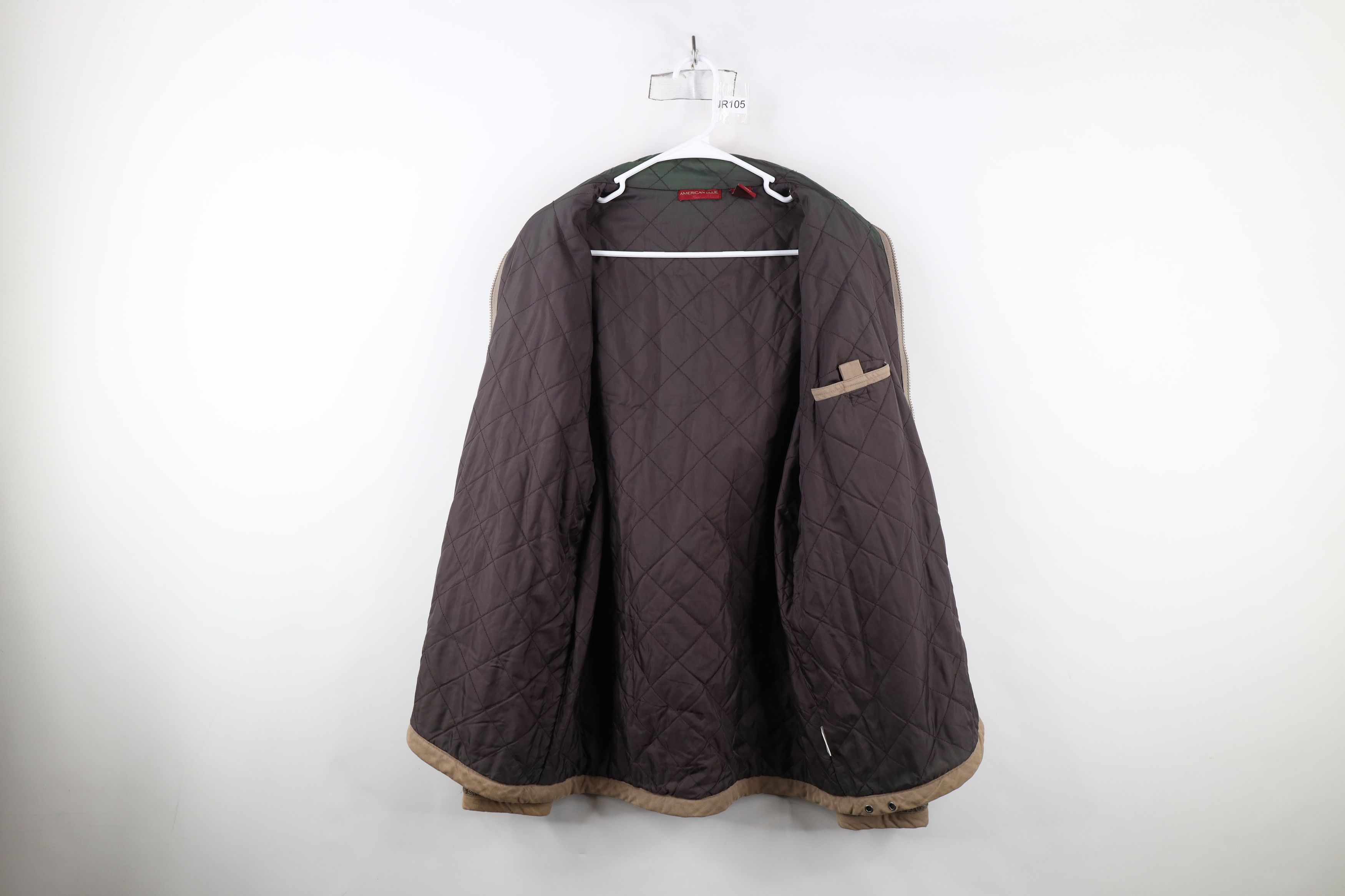 Vintage Vintage 90s Streetwear Quilted Ribbed Knit Sweater Jacket Size US L / EU 52-54 / 3 - 7 Thumbnail