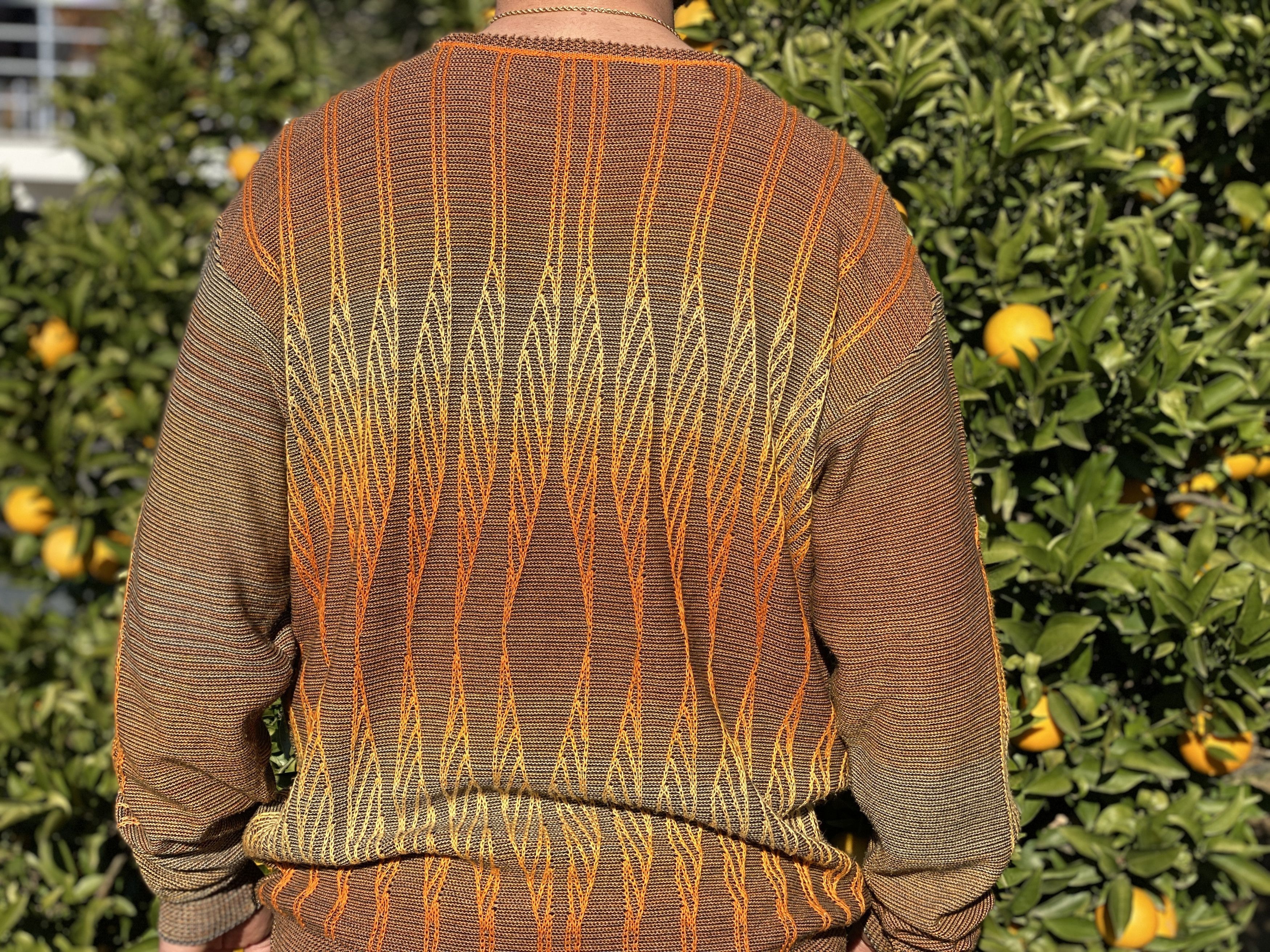 Carlo Colucci Carlo Colucci Rainbow 3D Sweater Cosby size 54 L XL Pullover Size US L / EU 52-54 / 3 - 10 Thumbnail