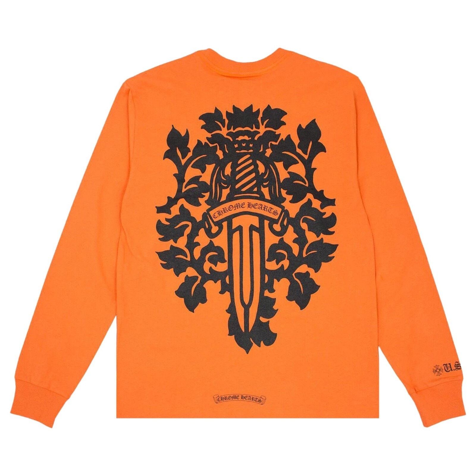 Chrome Hearts Matty Boy Vine Dagger Black Orange Large