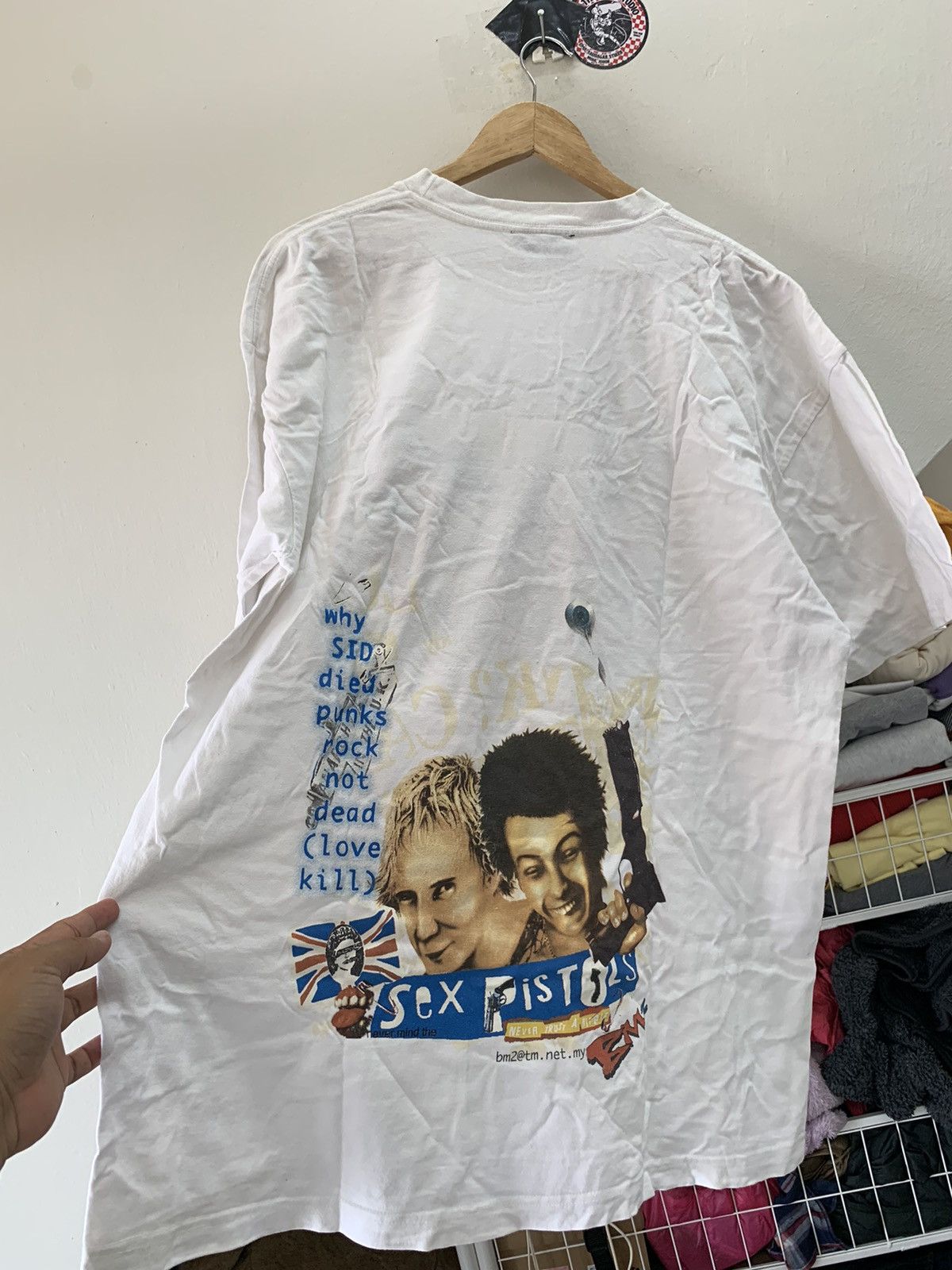 Band Tees × Vintage size XL: Vintage Sex pistol tshirt band music band shirt Size US XL / EU 56 / 4 - 8 Thumbnail