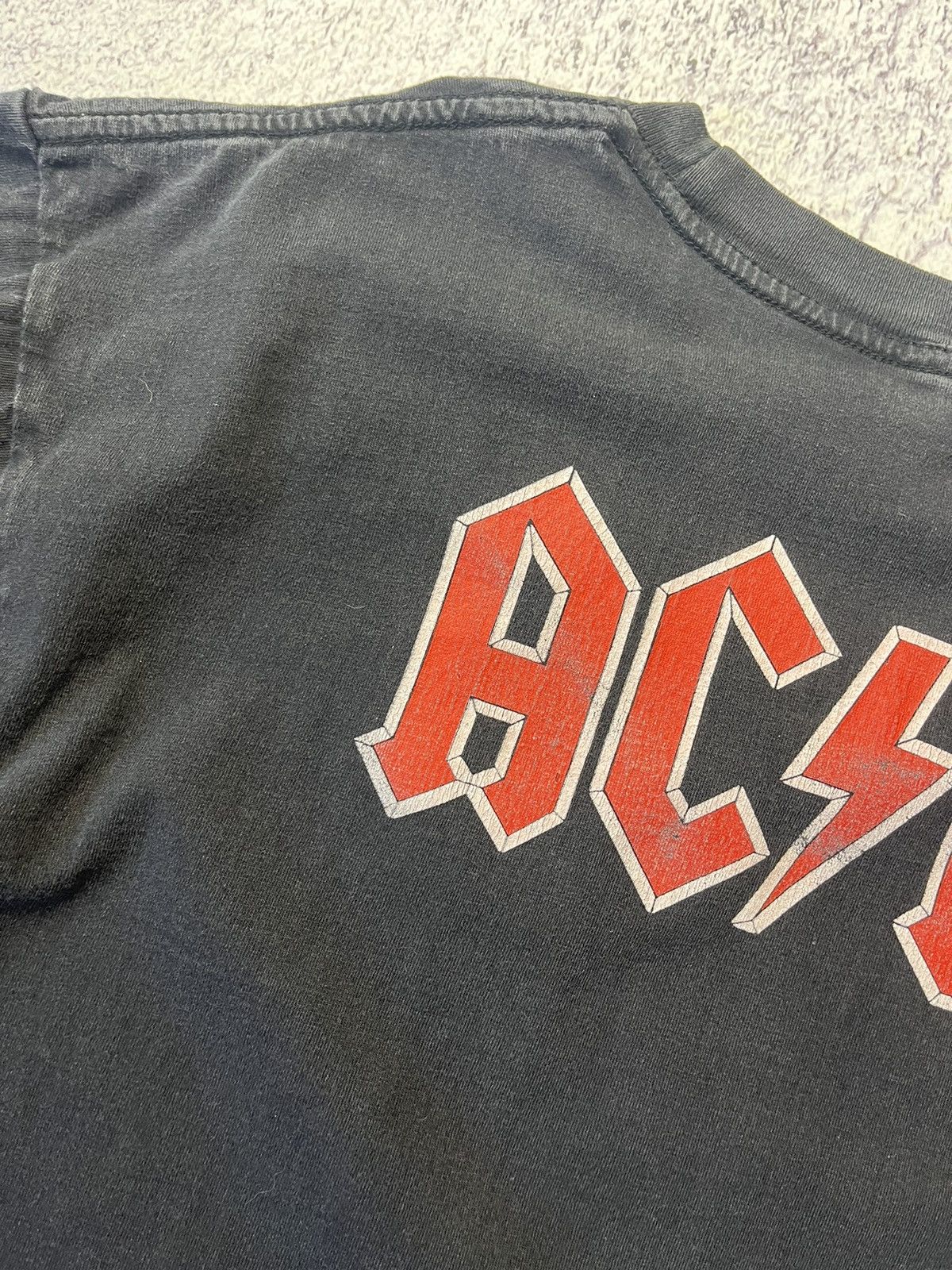 AC/DC Vintage Rare AC/DC Hells Bells Rock Band T Shirt Size US XL / EU 56 / 4 - 25 Thumbnail
