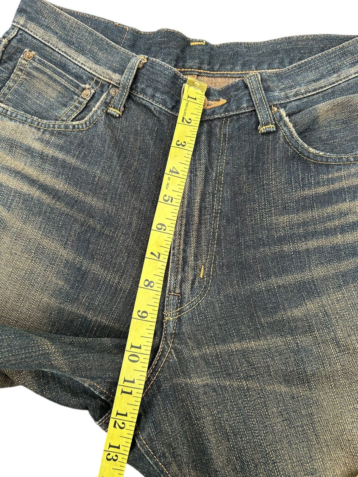 Kapital Vintage Edwin 505Z Selvedge Rusty Distressed Denim Jeans Size US 31 - 14 Thumbnail