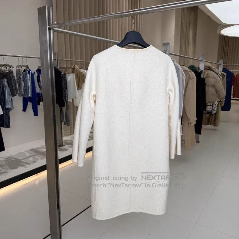 Loro Piana Loro Piana Beige Cashmere Double-Sided Coat with Leather P Size XS / US 0-2 / IT 36-38 - 2 Thumbnail