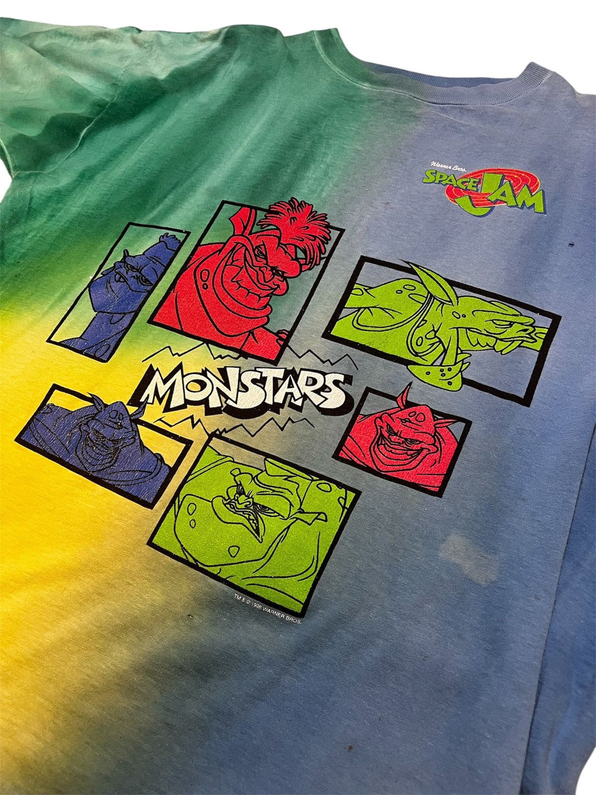 Other 1996 Space Jam “Monstars” Colorblock Tee Size US XXL / EU 58 / 5 - 3 Thumbnail