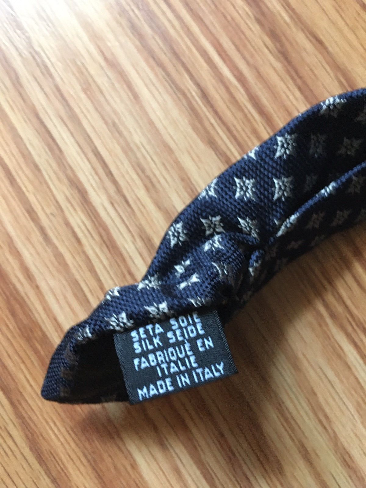 Vintage × Yves Saint Laurent Yves Saint Laurent Blue Vintage Designer Silk Mens Neck Tie Size ONE SIZE - 7 Thumbnail
