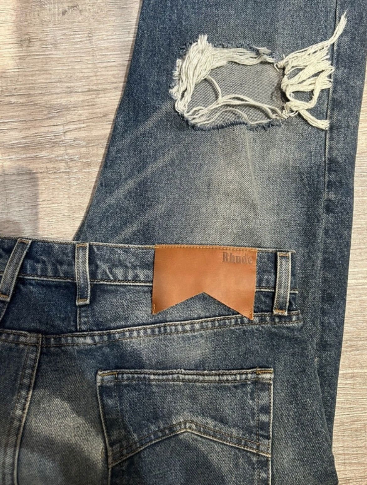 Rhude Rhude Boxer Jeans Size US 33 - 2 Thumbnail