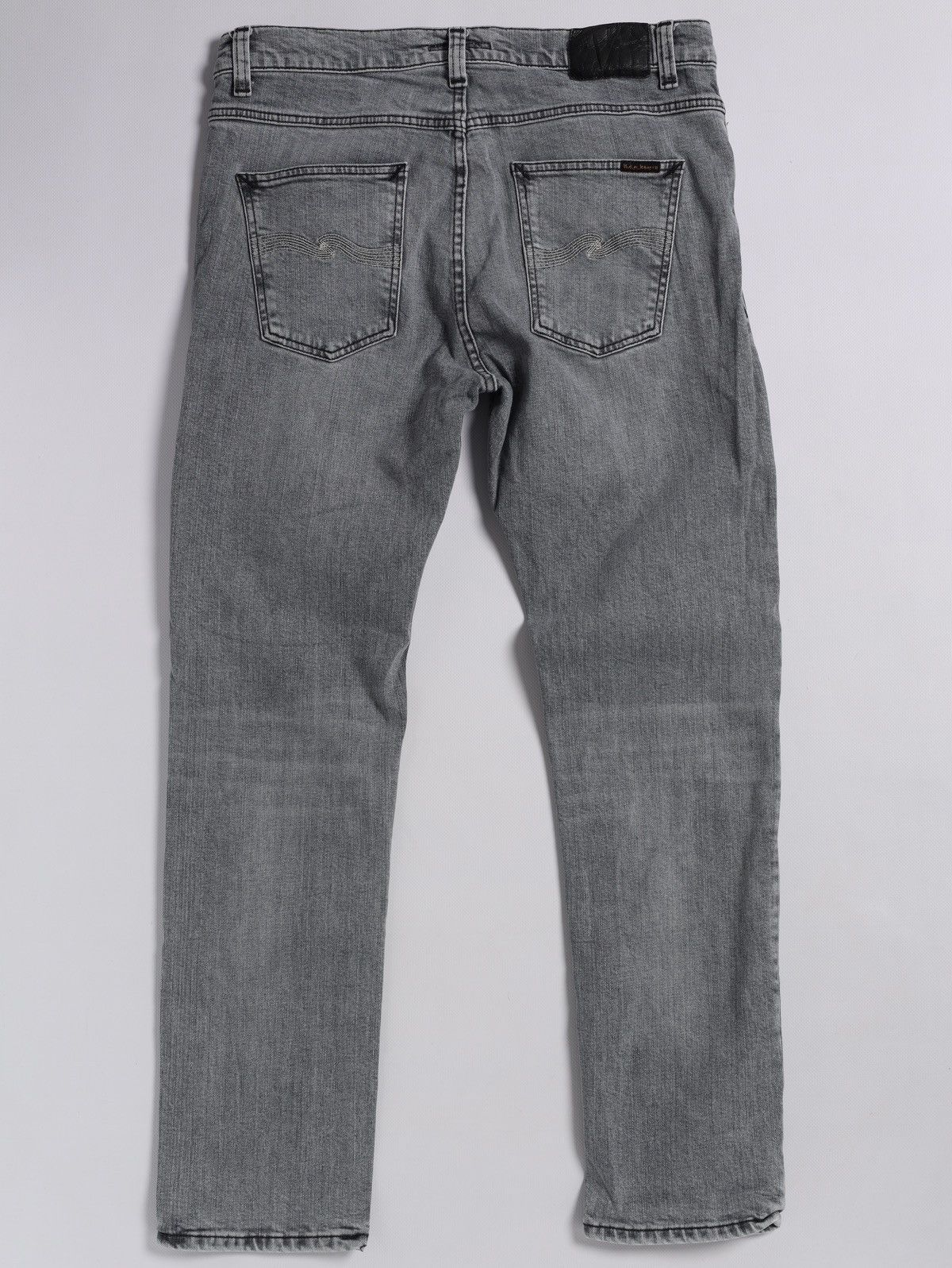 Nudie Jeans Nudie Jeans Grey Denim Pants Mens w33 Lean Dean Size US 33 - 2 Thumbnail