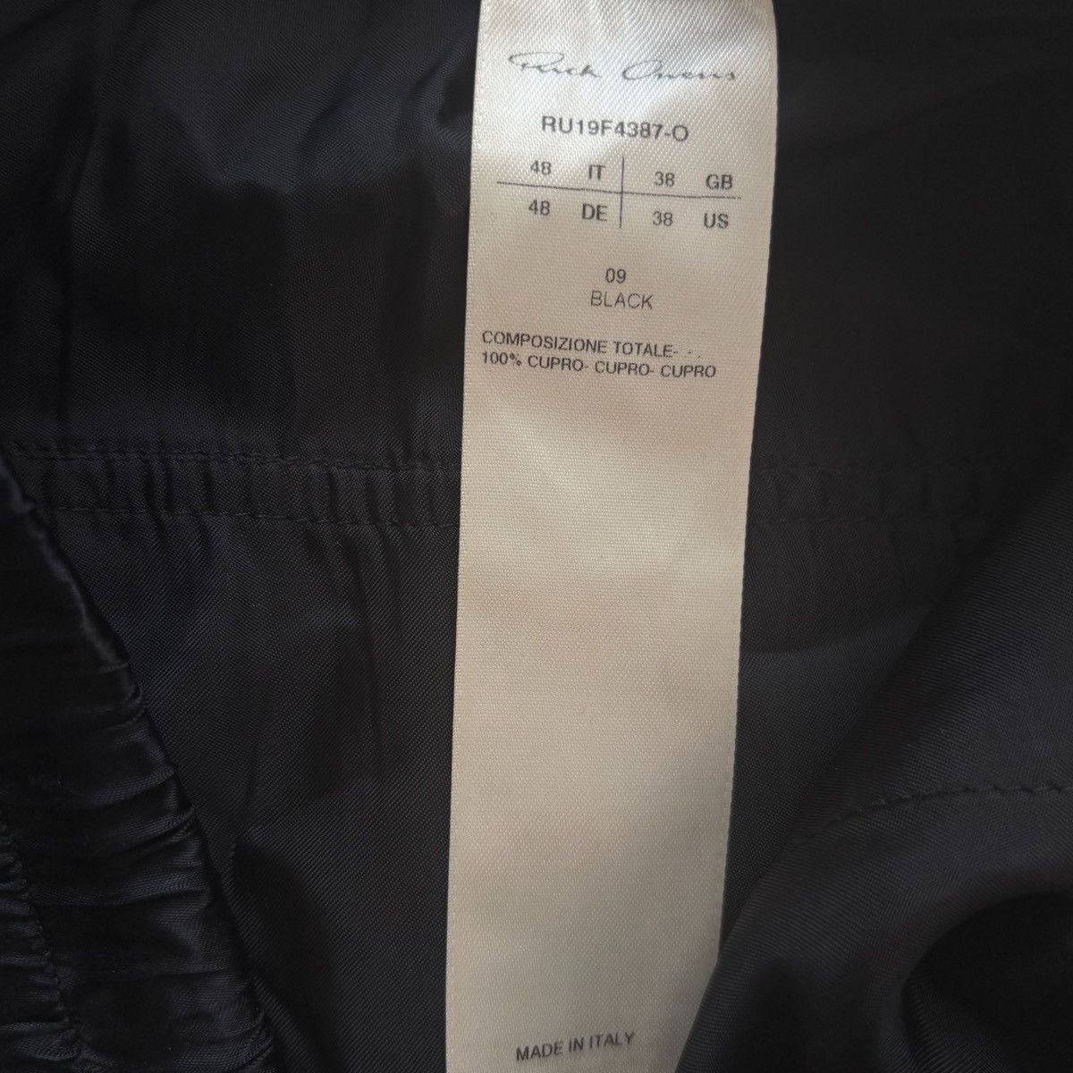 Rick Owens Rick Owens Drawstring Sarouel Cropped Pants Size US 30 / EU 46 - 4 Thumbnail