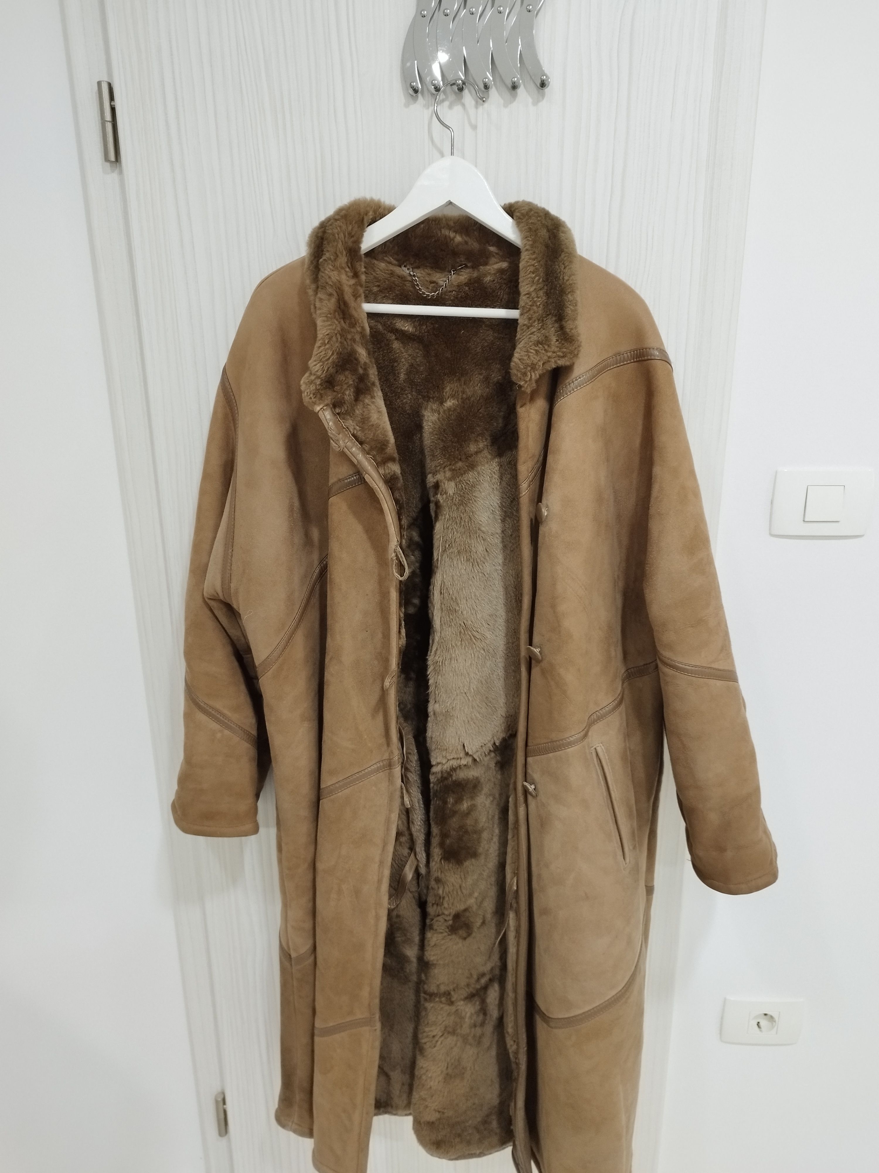 image of Vintage Caucasian Women's Coat in Brown