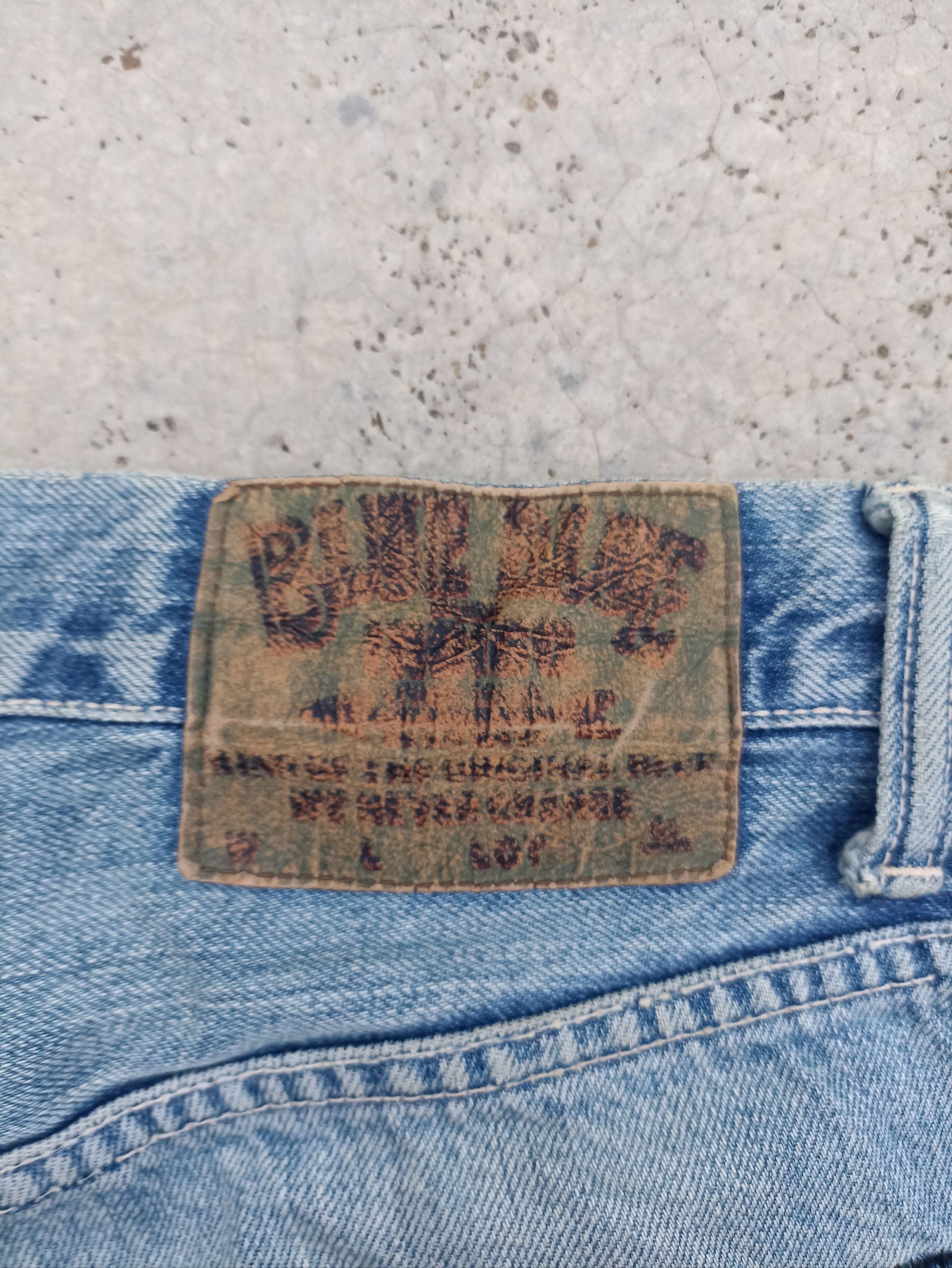 Le Grande Bleu (L.G.B.) Vintage LGB distressed jeans Blue Blue Japan mud washed Size US 30 / EU 46 - 13 Thumbnail