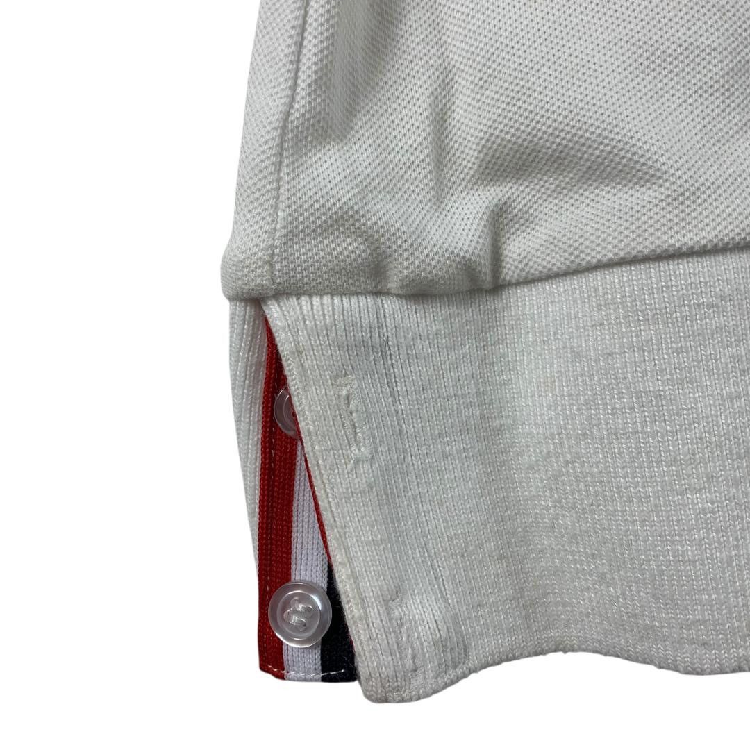 Thom Browne THOM BROWNE White polo tee Size US M / EU 48-50 / 2 - 9 Thumbnail