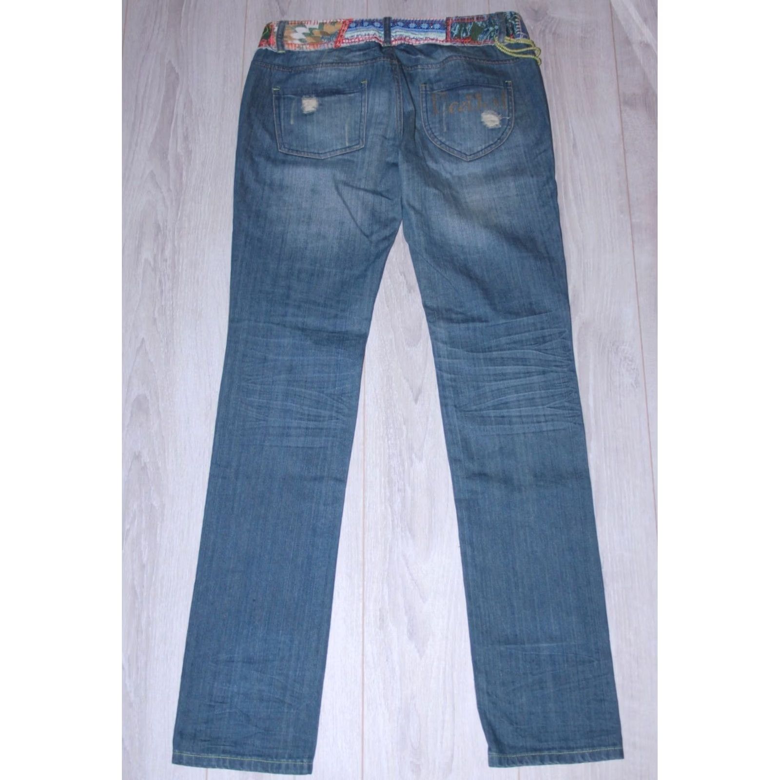Desigual Desigual womens jeans Size 30 Regular fit Blue Skinny Slim Size 30" / US 8 / IT 44 - 7 Thumbnail