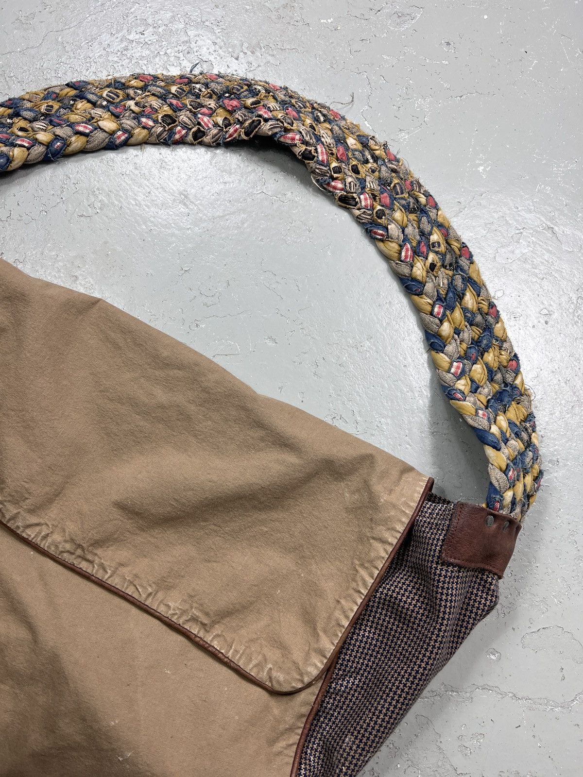 Kapital Vintage 00s Kapital Woven Strap Messenger Bag Size ONE SIZE - 4 Thumbnail