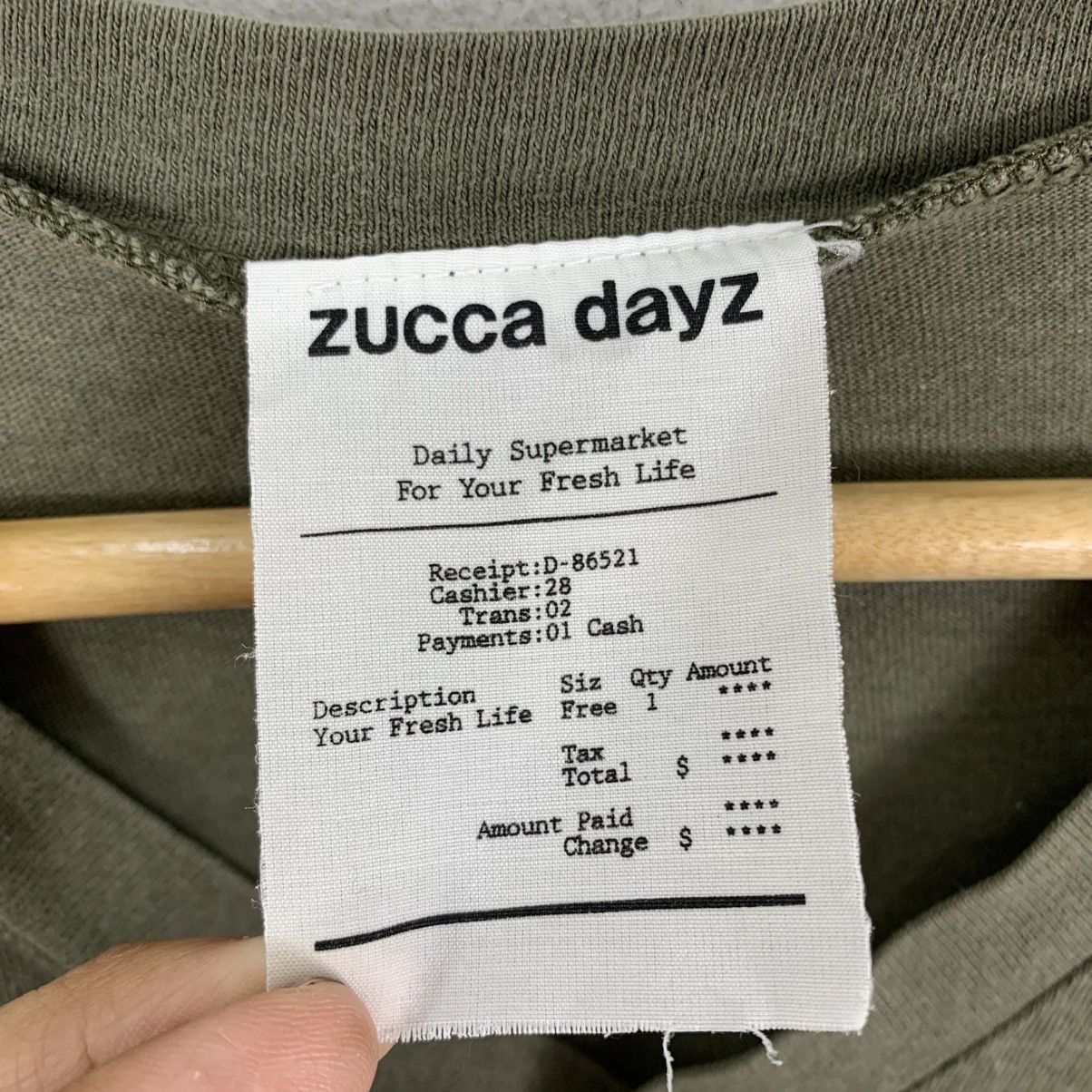Zucca ZUCCA DAYS Issey Miyake Japanese Brand Plain Tshirt Size US S / EU 44-46 / 1 - 5 Thumbnail