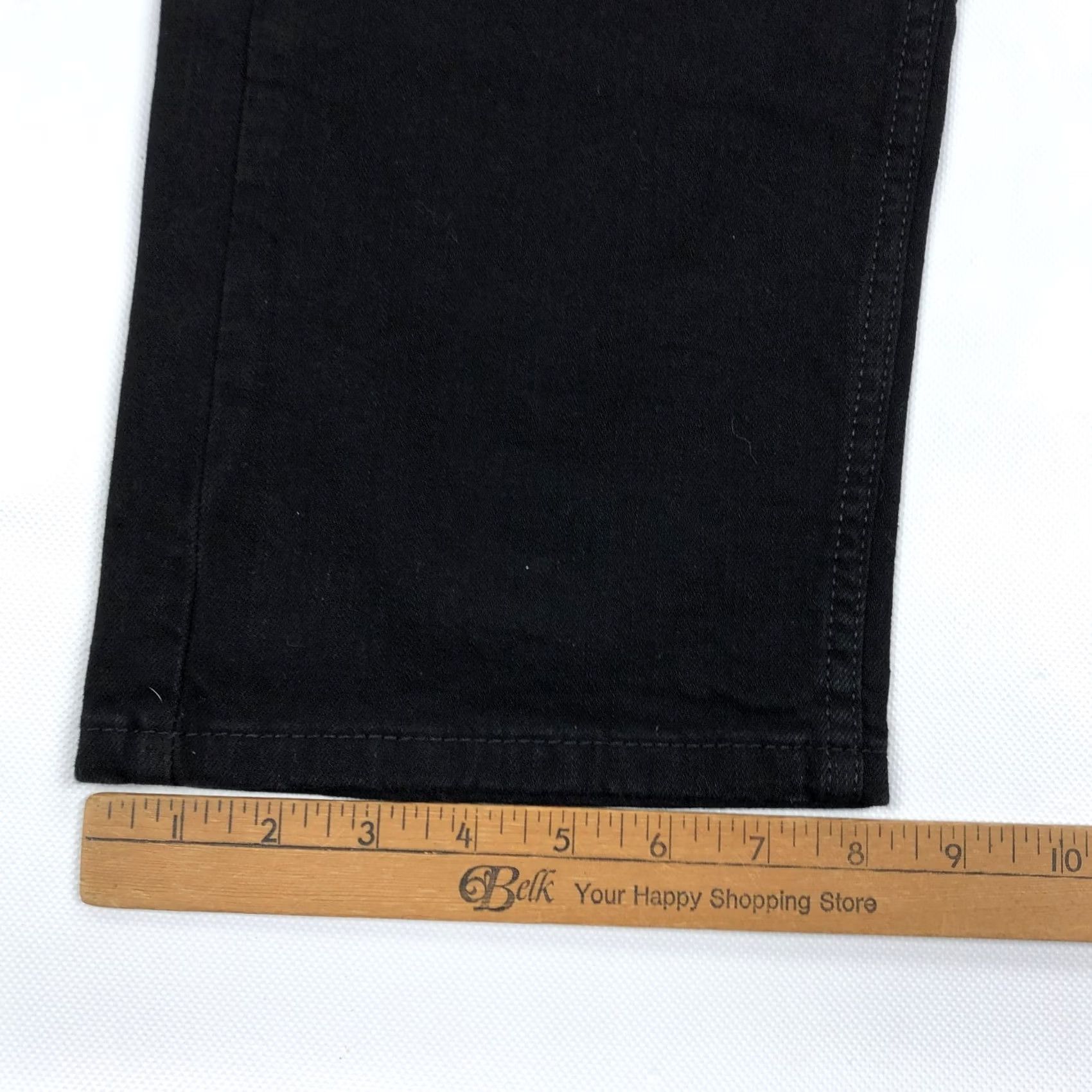 Levi's Levi's 505 Regular Fit Jeans 36x30 Black Denim Straight Leg Men NWT Size US 36 / EU 52 - 4 Thumbnail