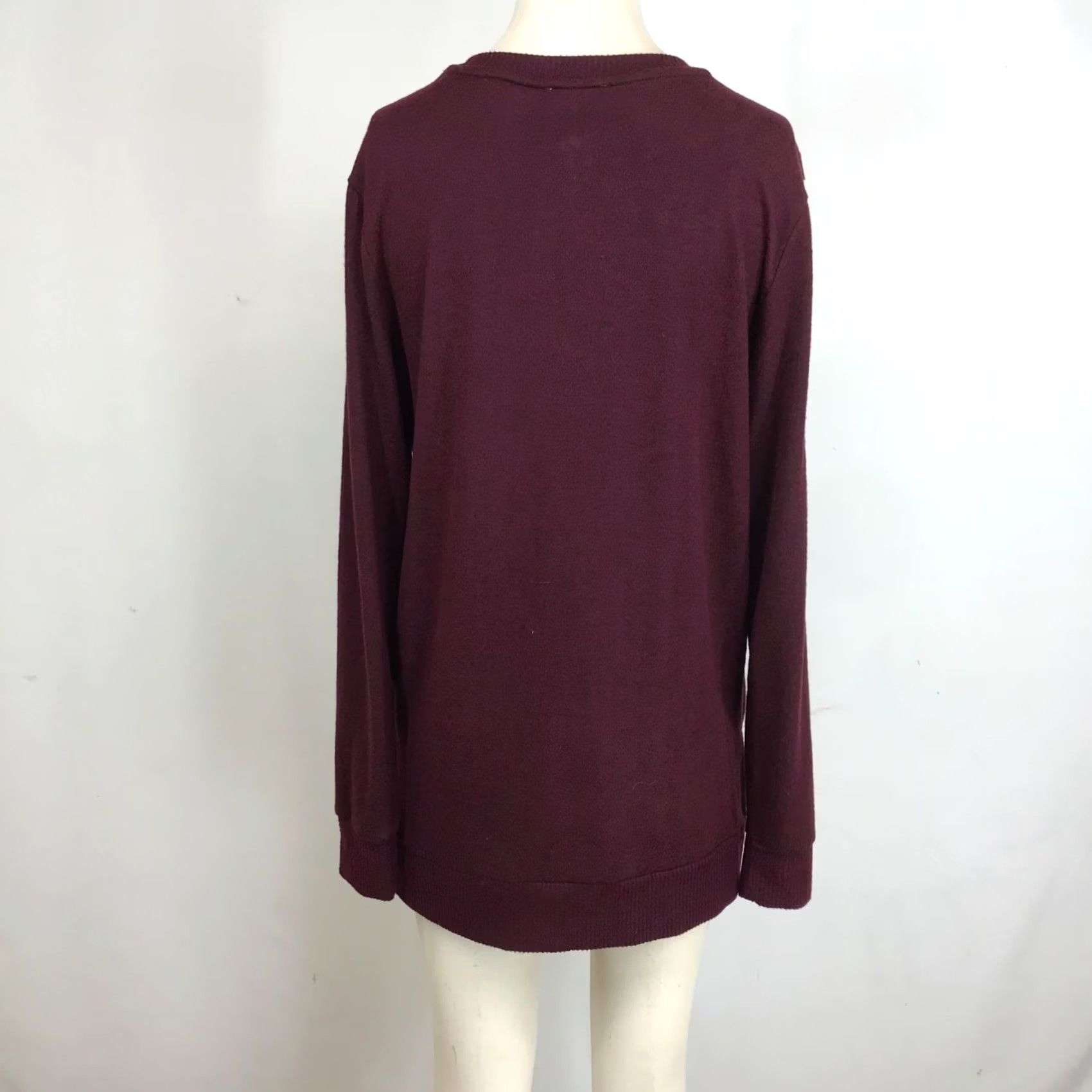 Lucky Brand LUCKY BRAND Womens S Berry V Neck Long Sleeve Pullover Sweater Size S / US 4 / IT 40 - 5 Thumbnail