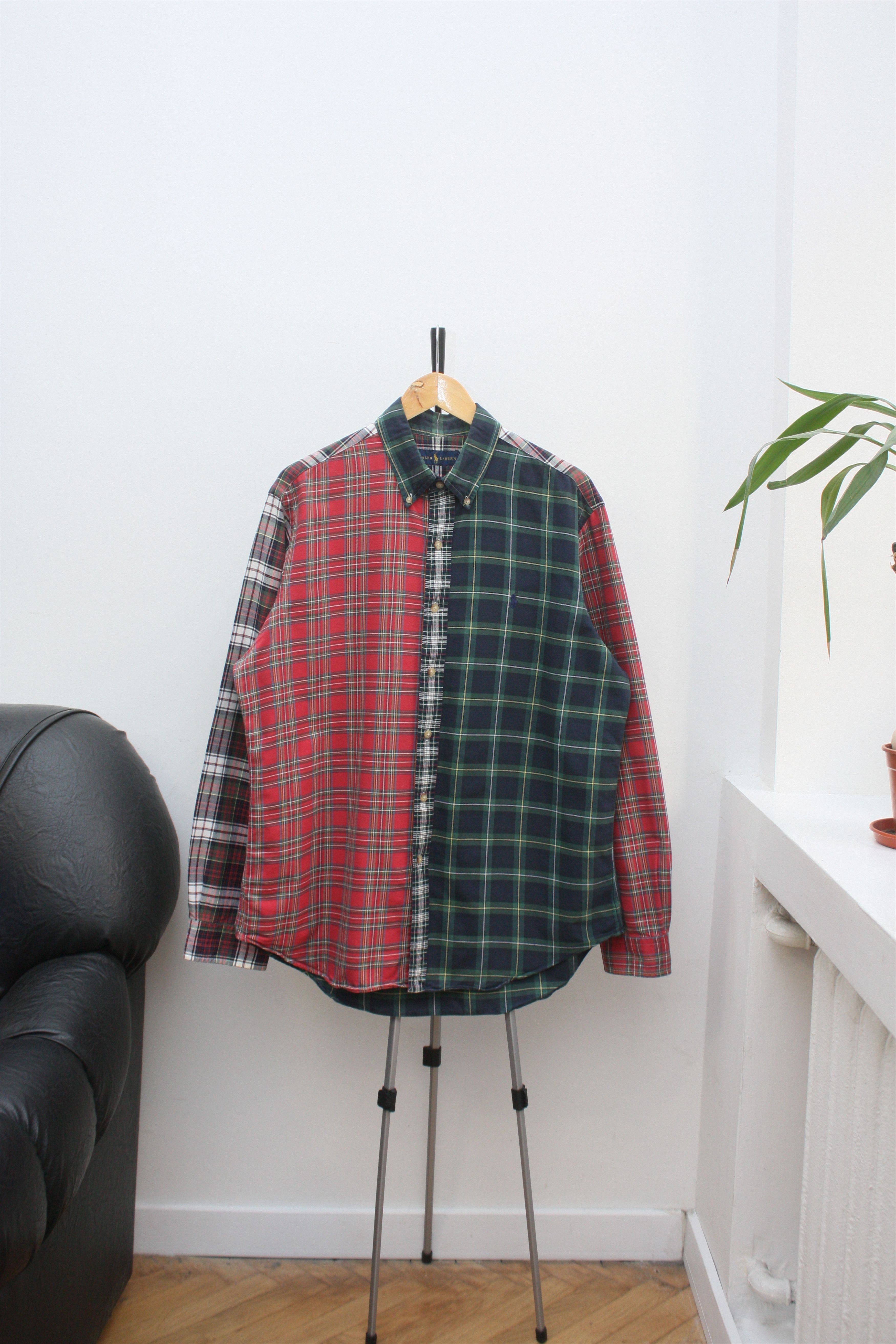 Ralph Lauren Ralph Lauren Patchwork Checkered Shirt Men's Large Size US L / EU 52-54 / 3 - 2 Thumbnail