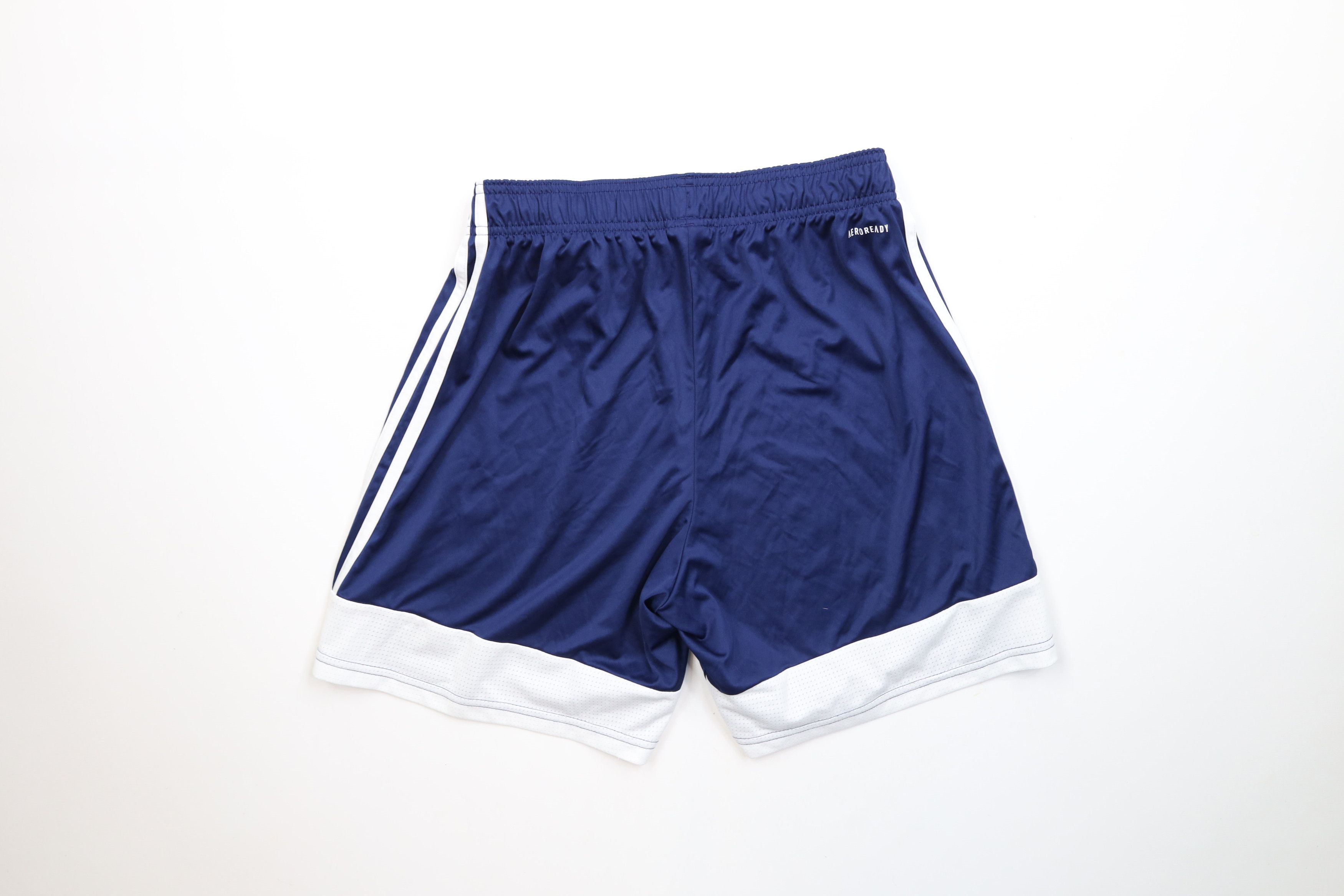 Adidas × Vintage Vintage Adidas Striped Running Jogging Soccer Shorts Blue Size US 32 / EU 48 - 8 Thumbnail