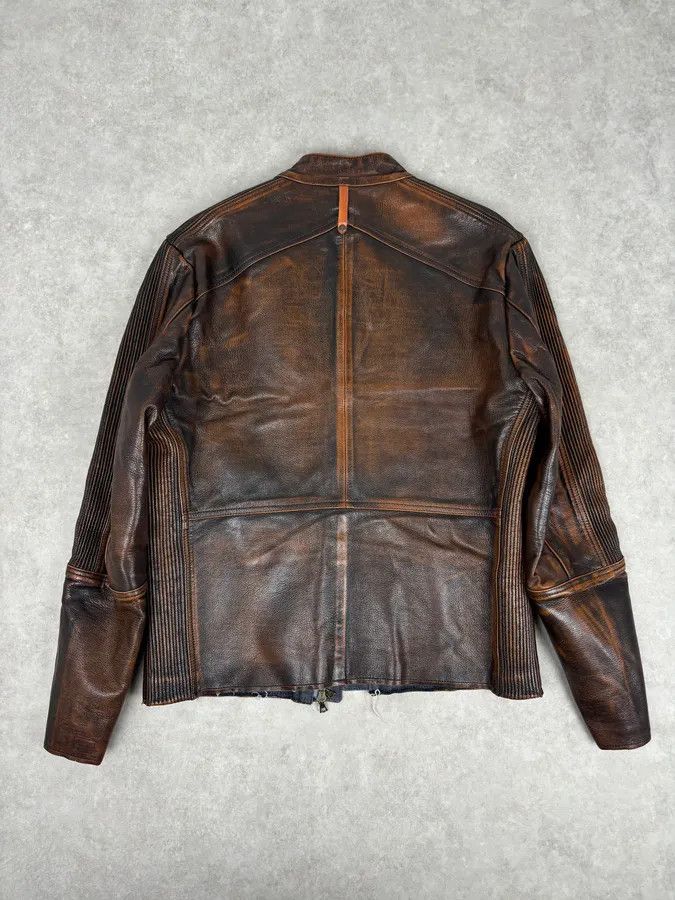 Isaac Sellam Experience Isaac Sellam Experience Brown Bronze Aged Leather Jacket Size US S / EU 44-46 / 1 - 6 Thumbnail