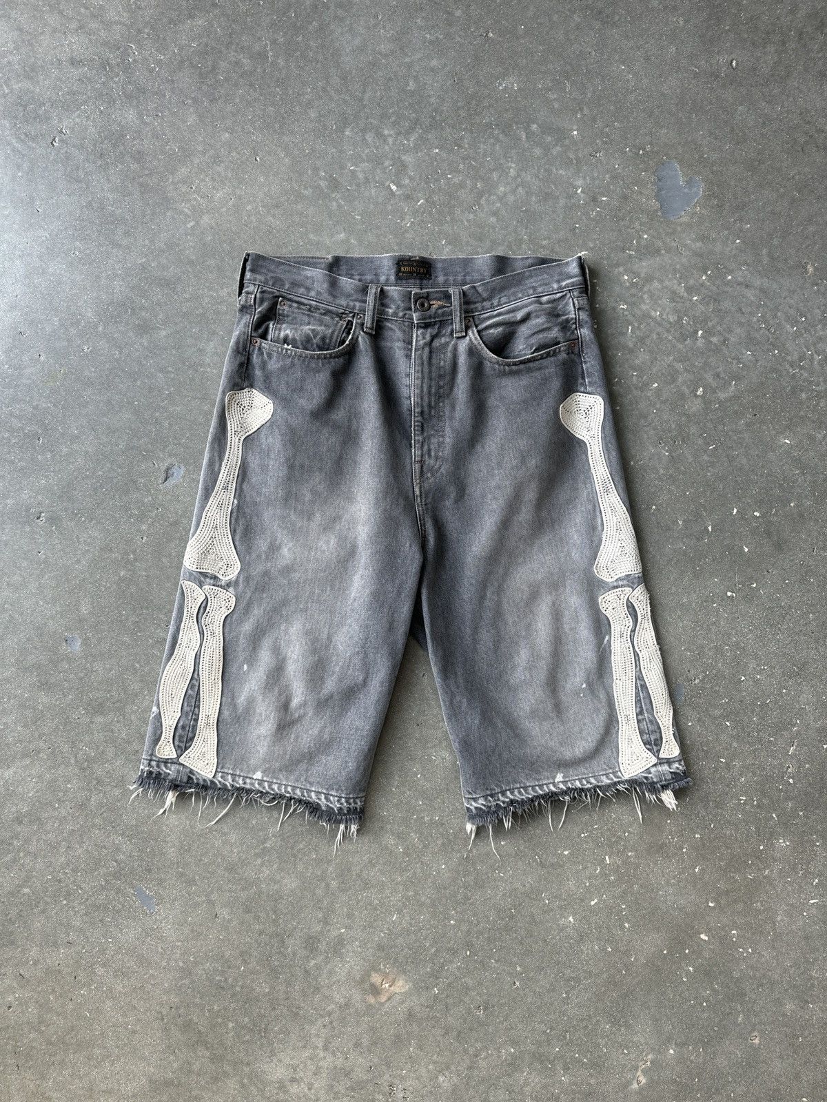 Kapital Bones Baggy Shorts