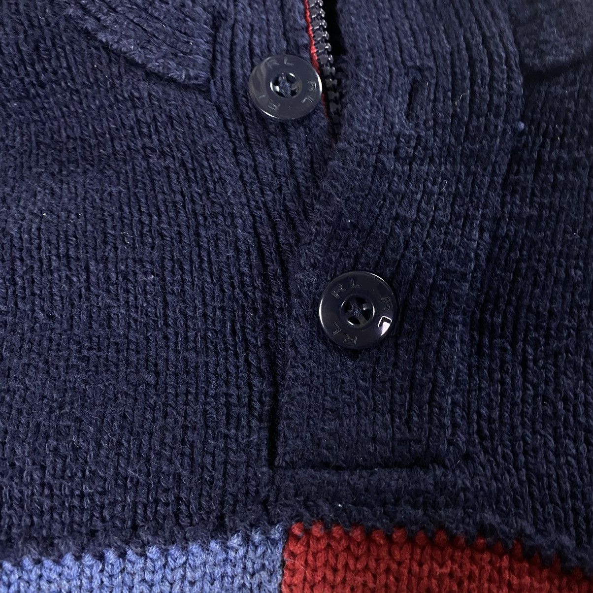 Polo Ralph Lauren Vintage Polo Ralph Lauren USA Flag 1/4 Zip Sweater Size US L / EU 52-54 / 3 - 5 Thumbnail