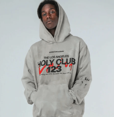 RRR-123 TIE DYE HOLY CLUB RRR 123 HOODIE SUPER HEAVY COTTON Size US XS / EU 42 / 0 - 5 Thumbnail