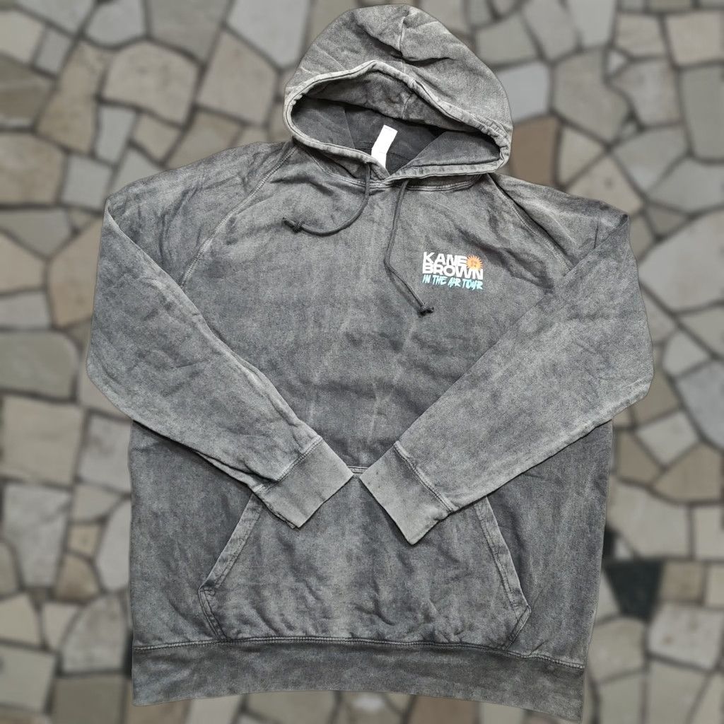 Vintage Kane Brown 2024 In The Air Tour Concert Hoodie Mens XL Sweatshirt Gray Pullover Hooded Lane Seven Size US XL / EU 56 / 4 - 1 Thumbnail
