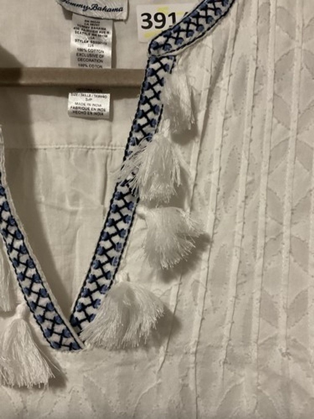 Tommy Bahama Tommy Bahama Embroidered Coverup Mini Dress Women Size SP Size S / US 4 / IT 40 - 4 Thumbnail