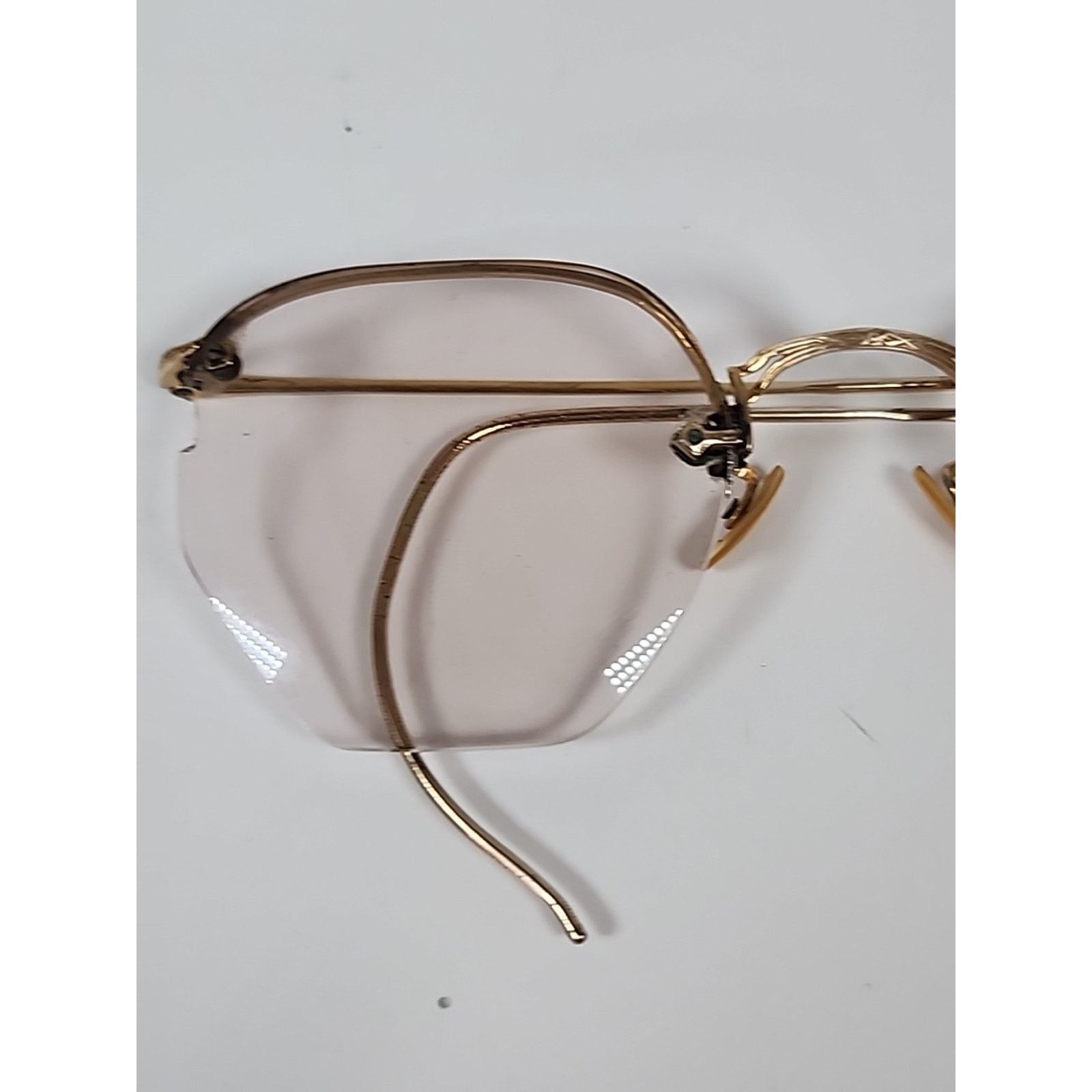 Other VINTAGE AO AMERICAN OPTICAL 1/10 12K GF Frames Only Size ONE SIZE - 6 Thumbnail