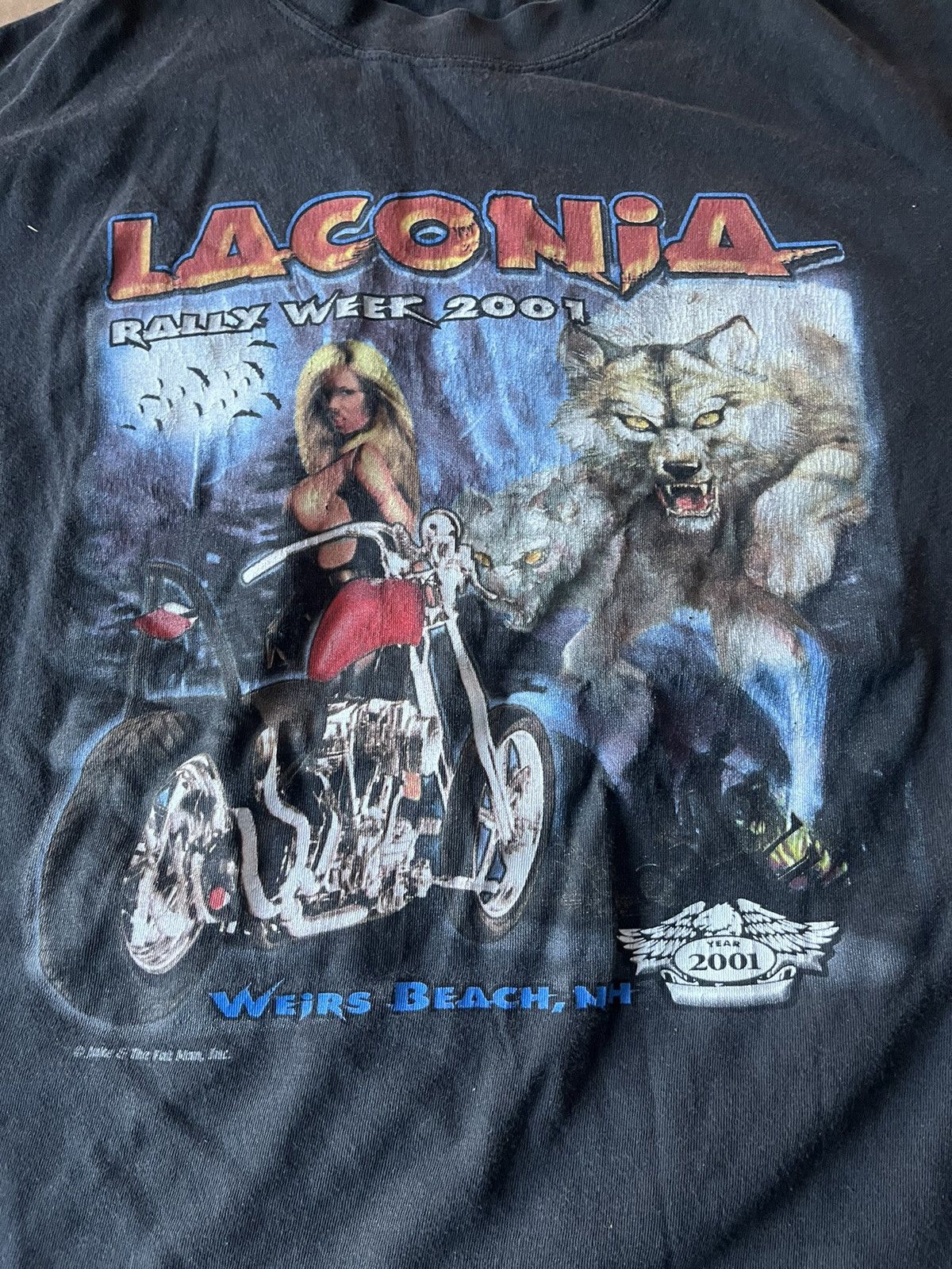 Vintage 2001 Laconia Bike week Size US L / EU 52-54 / 3 - 2 Thumbnail
