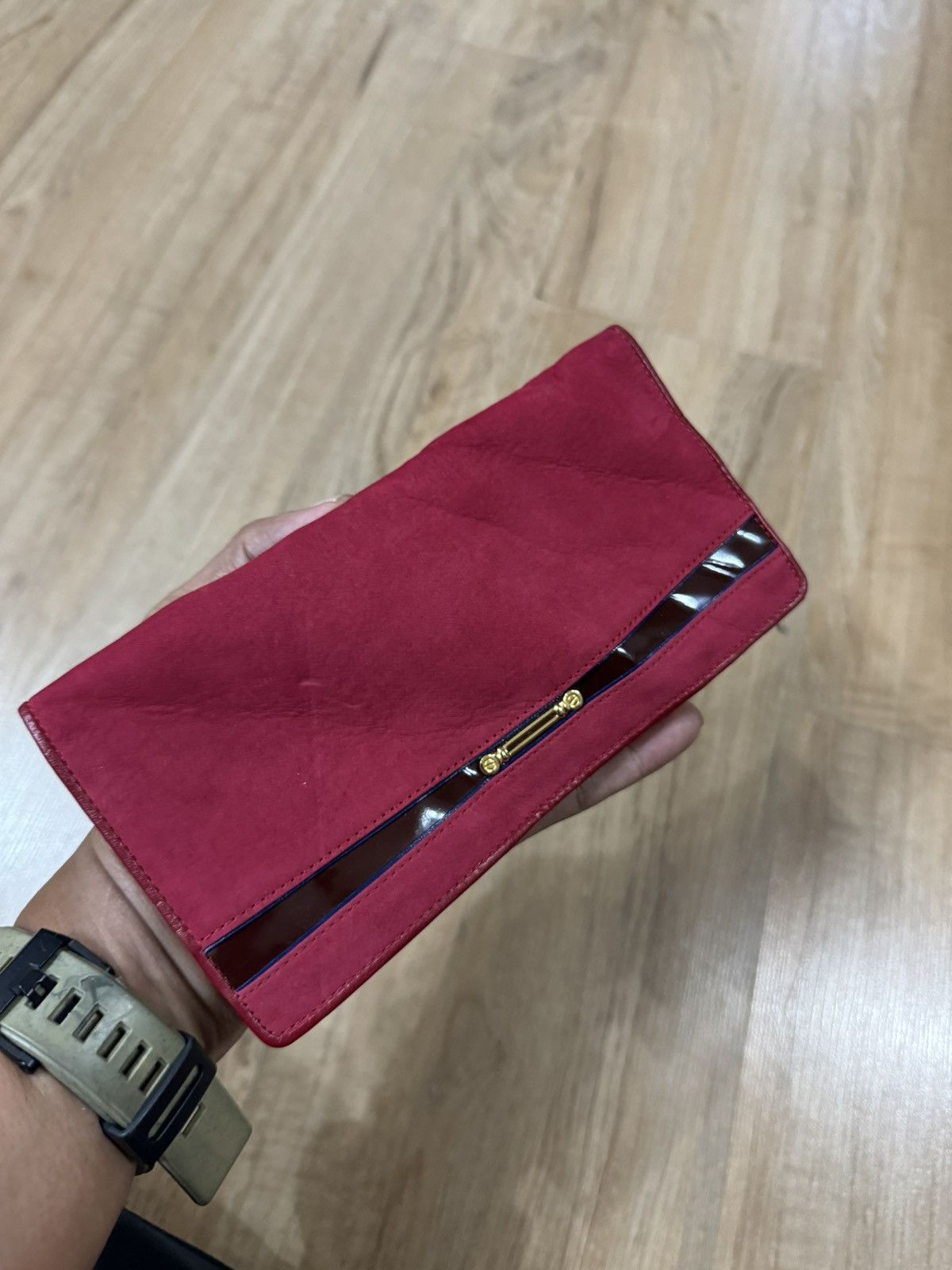 VINTAGE RINCE SUEDE LEATHER WALLET