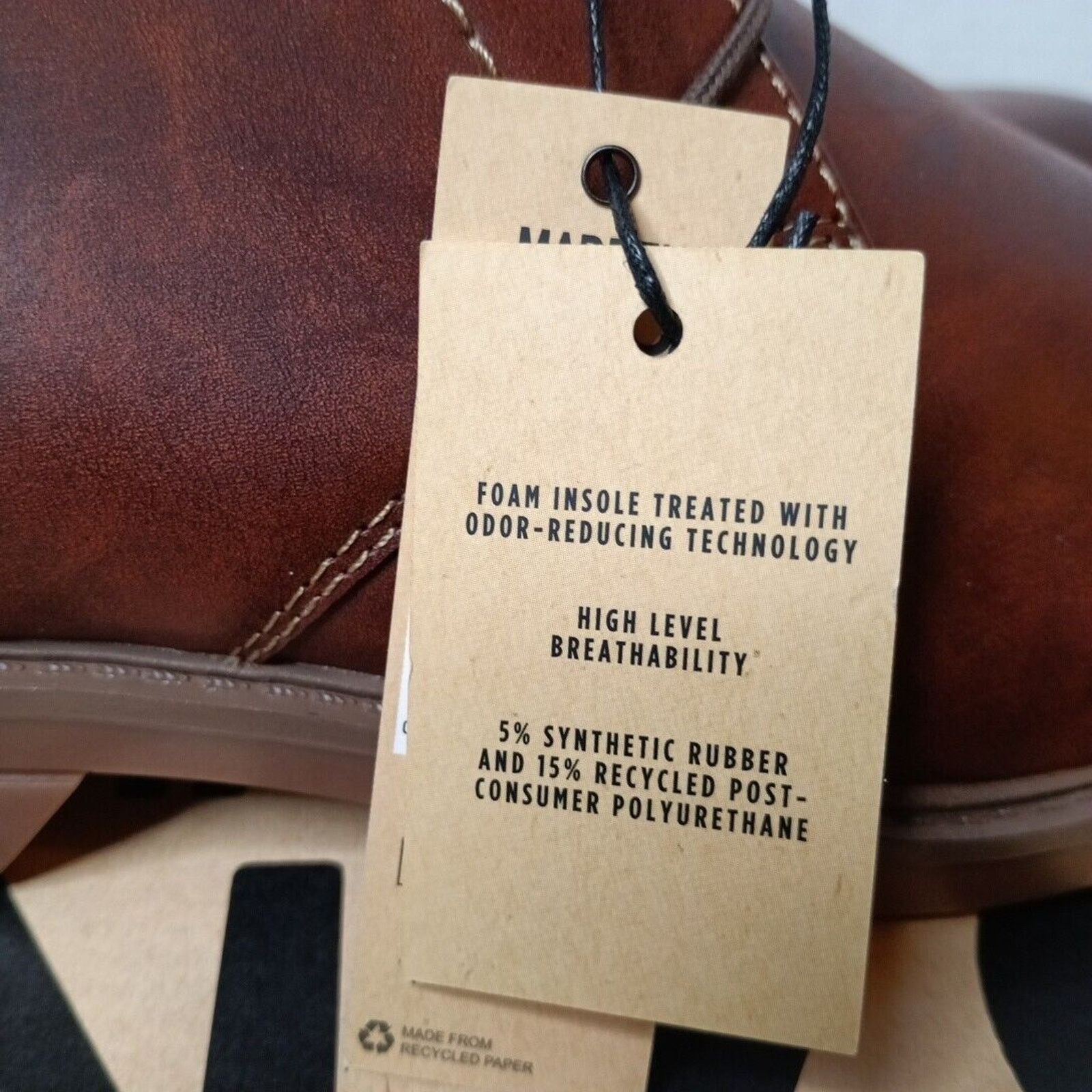 Other Madden NYC Men Adam Chukka Dress Boots Leather Brown Sz 9.5 Size US 9.5 / EU 42-43 - 3 Thumbnail