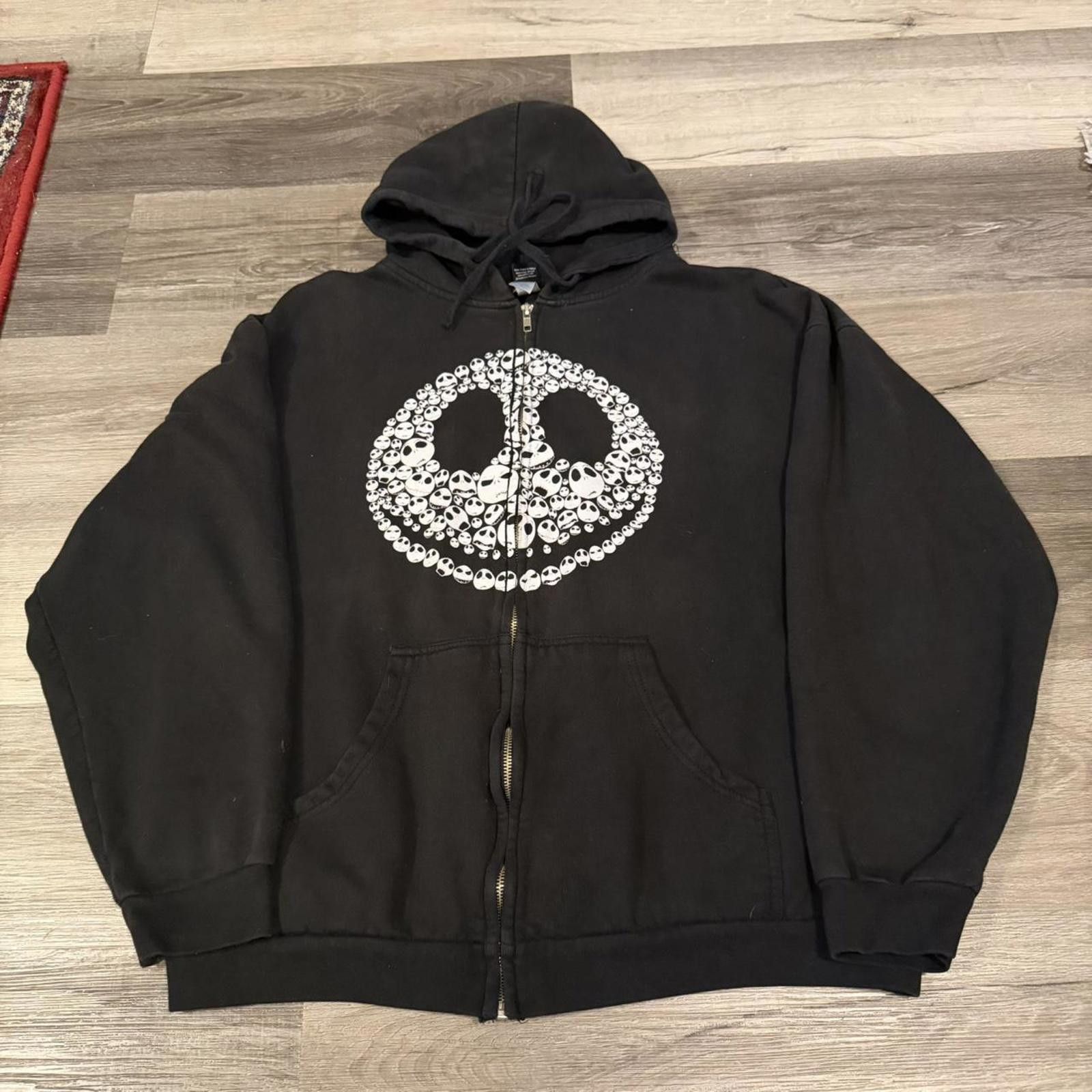 Disney vintage nightmare before Christmas jack skellington hoodie Size US L / EU 52-54 / 3 - 2 Thumbnail