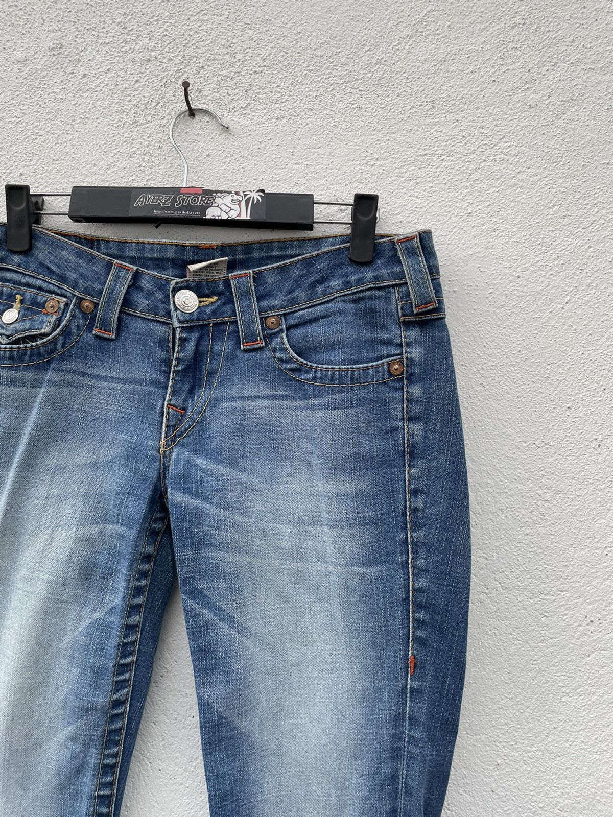 True Religion Vintage Y2K True Religion Flare Denim Jeans Size 31" - 3 Thumbnail