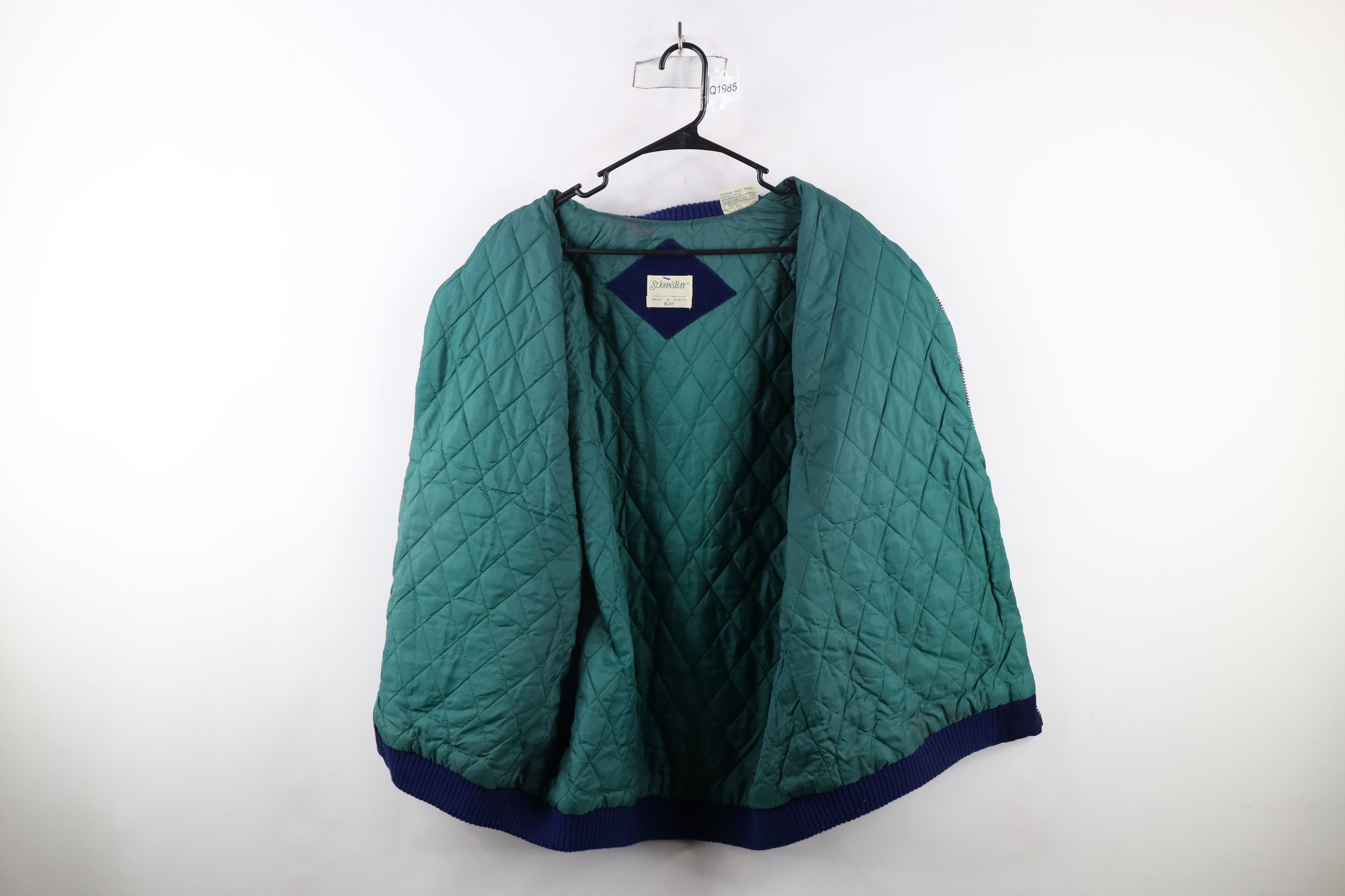 Vintage Vintage 70s Streetwear Corduroy Puffer Vest Jacket Blue Size US XL / EU 56 / 4 - 8 Thumbnail