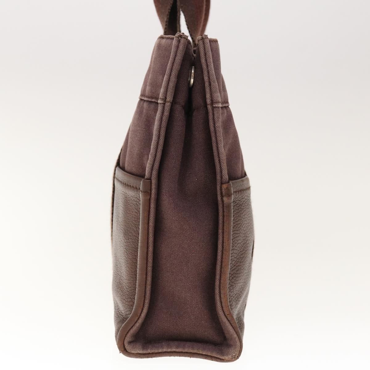 Hermes HERMES Fourre Tout PM Hand Bag Canvas Brown Size ONE SIZE - 5 Thumbnail