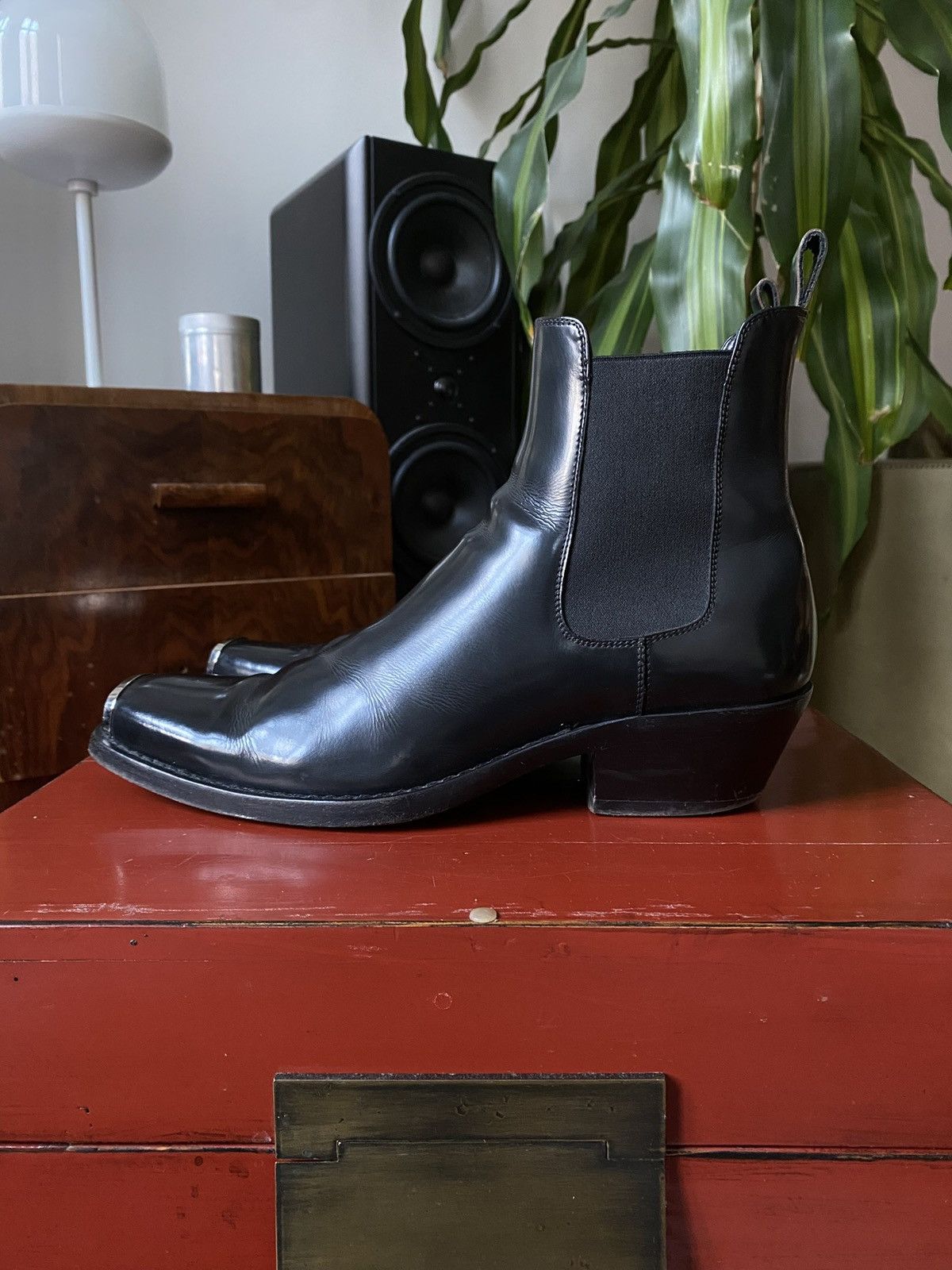 Calvin Klein 205W39NYC × Raf Simons CK205W39NYC Western Chris Boots by Raf Simons Size US 10 / EU 43 - 6 Thumbnail