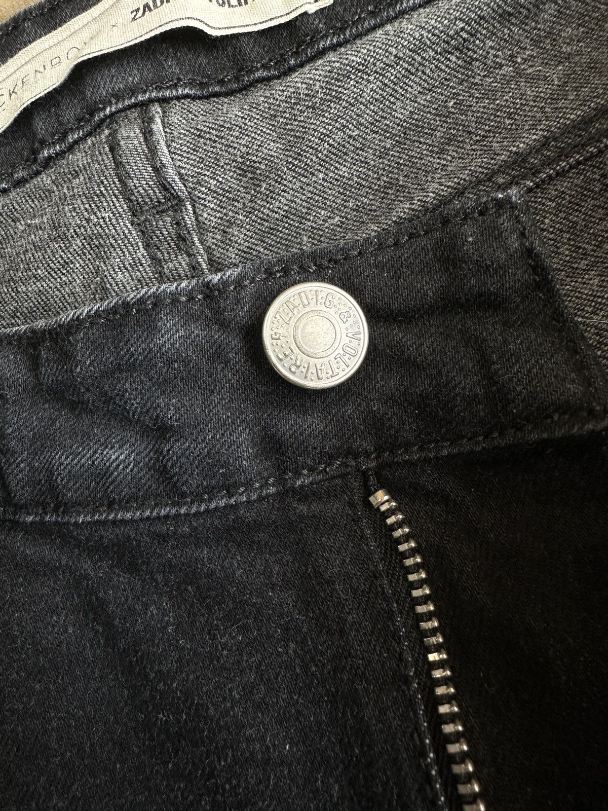 Zadig & Voltaire BROCKENBOW x ZADIG & VOLTAIRE Ritz Crystal Star Jeans Pants Size 26" / US 2 / IT 38 - 7 Thumbnail