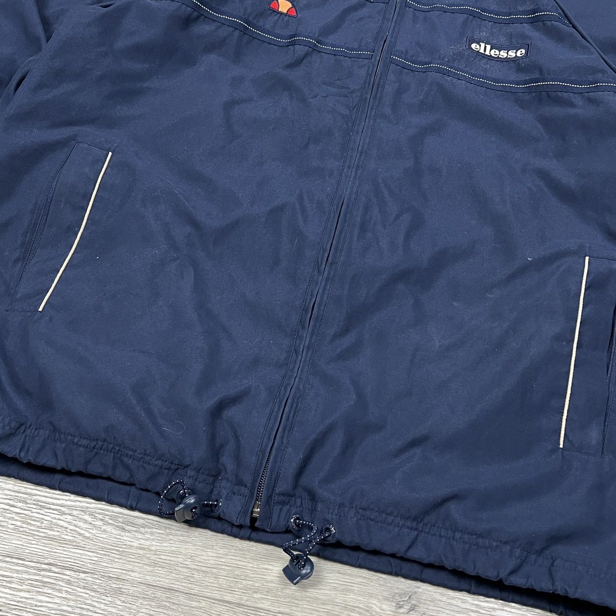 Ellesse Vintage Ellesse Navy Blue Windbreaker Track Jacket Size M Size US M / EU 48-50 / 2 - 3 Thumbnail