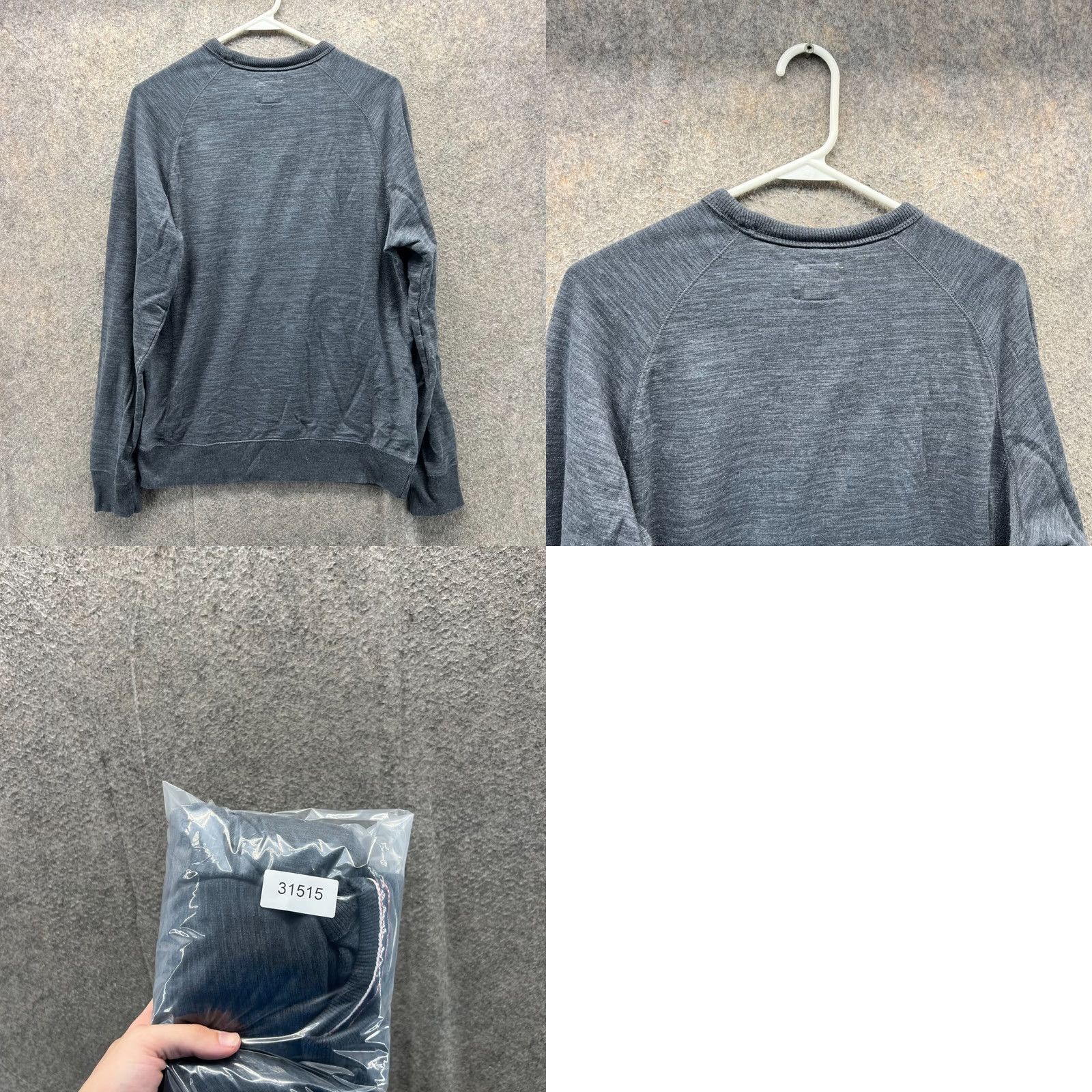 Champion VINTAGE Champion Sweatshirt Men S Heather Grey Crewneck Long Fleece Pullover Cotton Gray Logo All Seasons Holiday Size US S / EU 44-46 / 1 - 9 Thumbnail