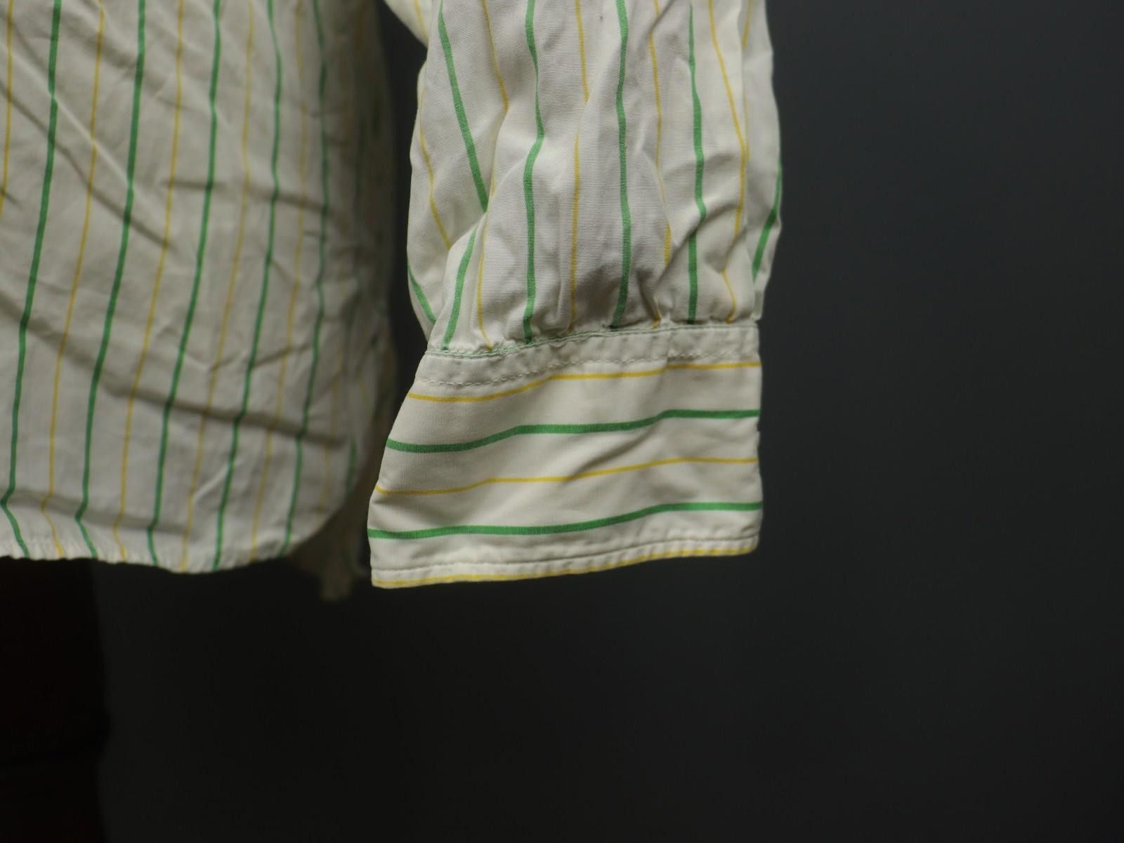 Boneville BONEVILLE Multi Striped Collared Pocket Up Shirt Size 4 Size US M / EU 48-50 / 2 - 8 Thumbnail