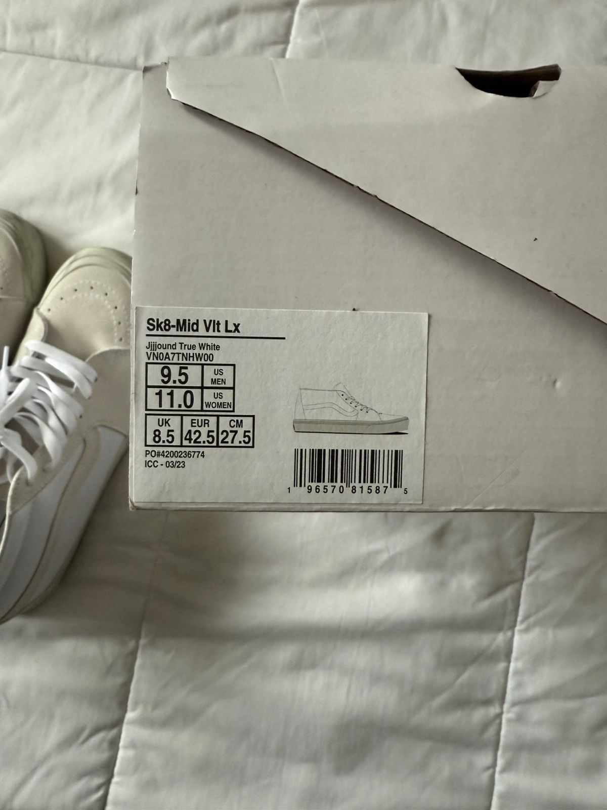 JJJJound × Vans JJJJound x Vans Sk8-Mid Vlt LX Size US 9.5 / EU 42-43 - 9 Thumbnail