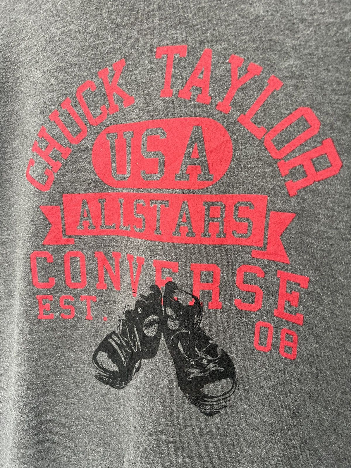 Converse × Vintage 🔥 CONVERSE CHUCK TAYLOR BIG LOGO SWEATSHIRT Size US L / EU 52-54 / 3 - 4 Thumbnail