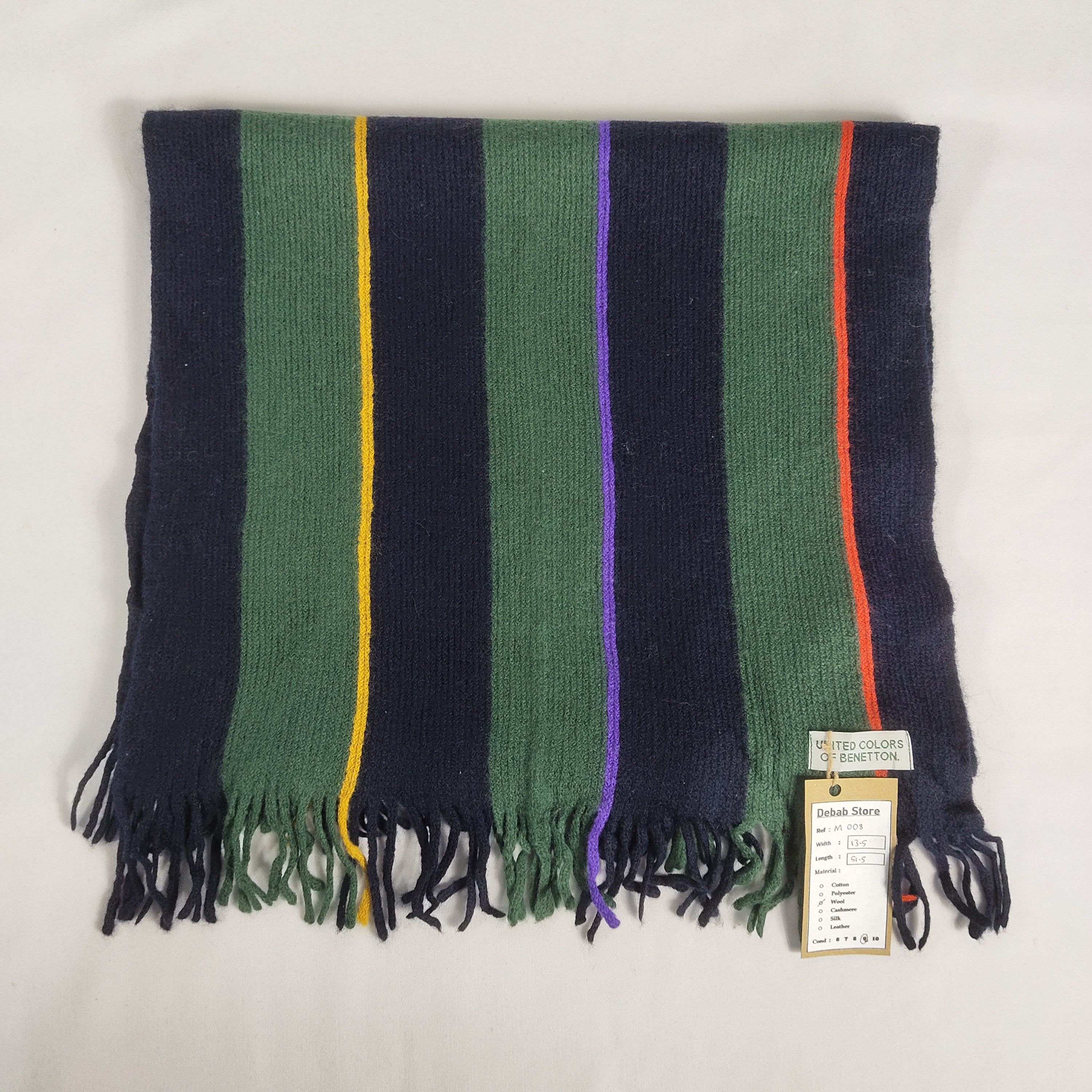 United Colors Of Benetton United Colors Of Benetton Scarf / Muffler / Neckwear M008 Size ONE SIZE - 2 Thumbnail