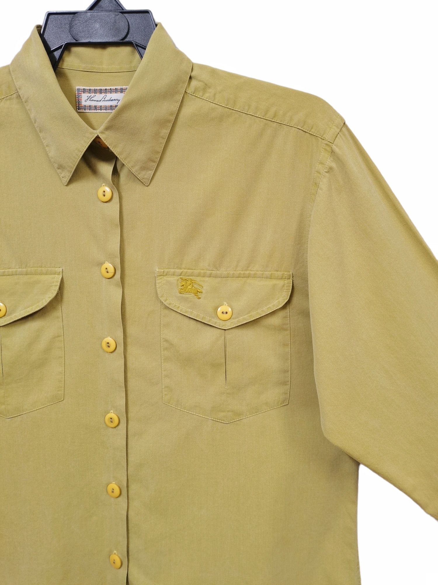 Vintage Thomas Burberry Button Up Shirts Rare