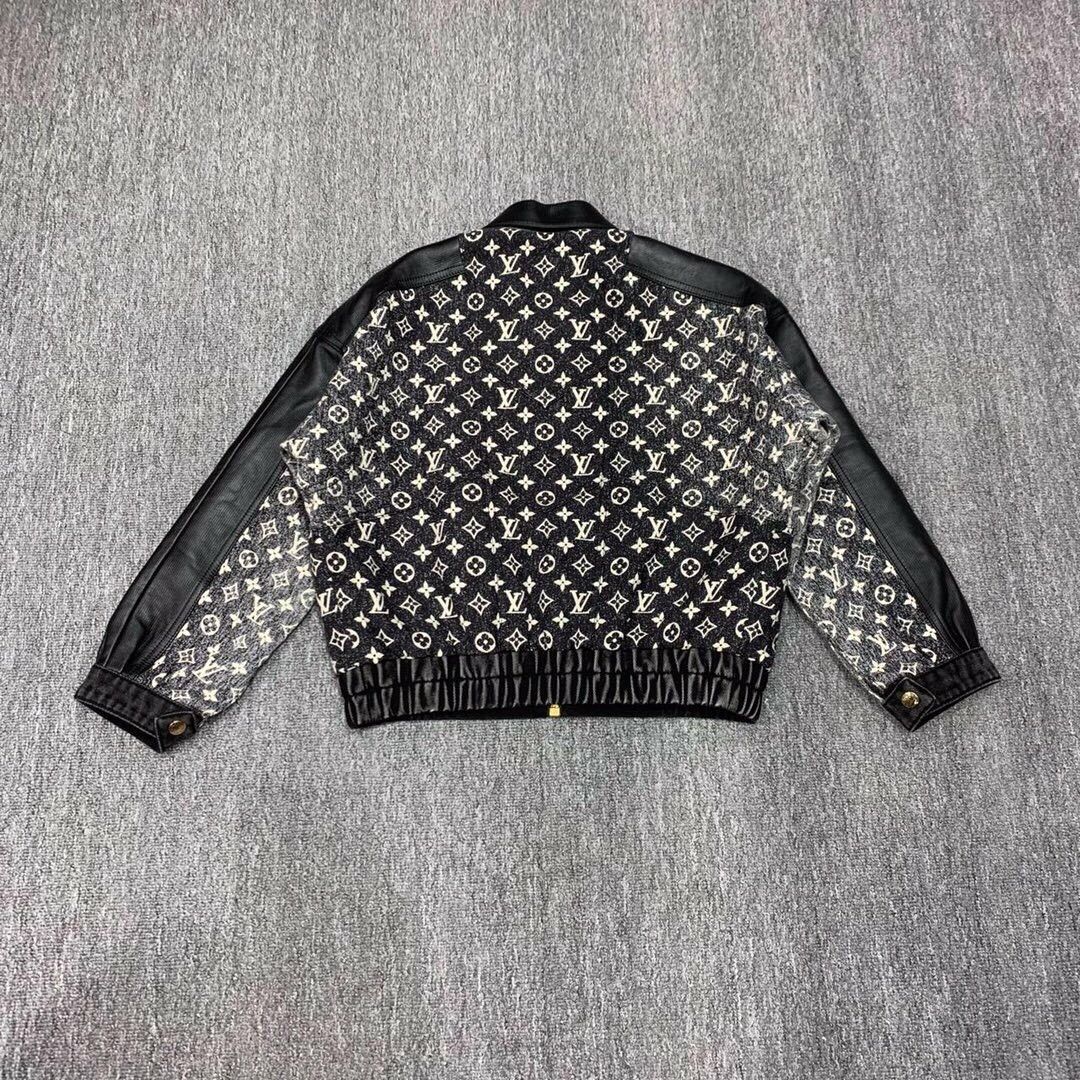 Louis Vuitton Louis Vuitton Cropped Jean leather jacket with presbyopic p Size US M / EU 48-50 / 2 - 5 Thumbnail