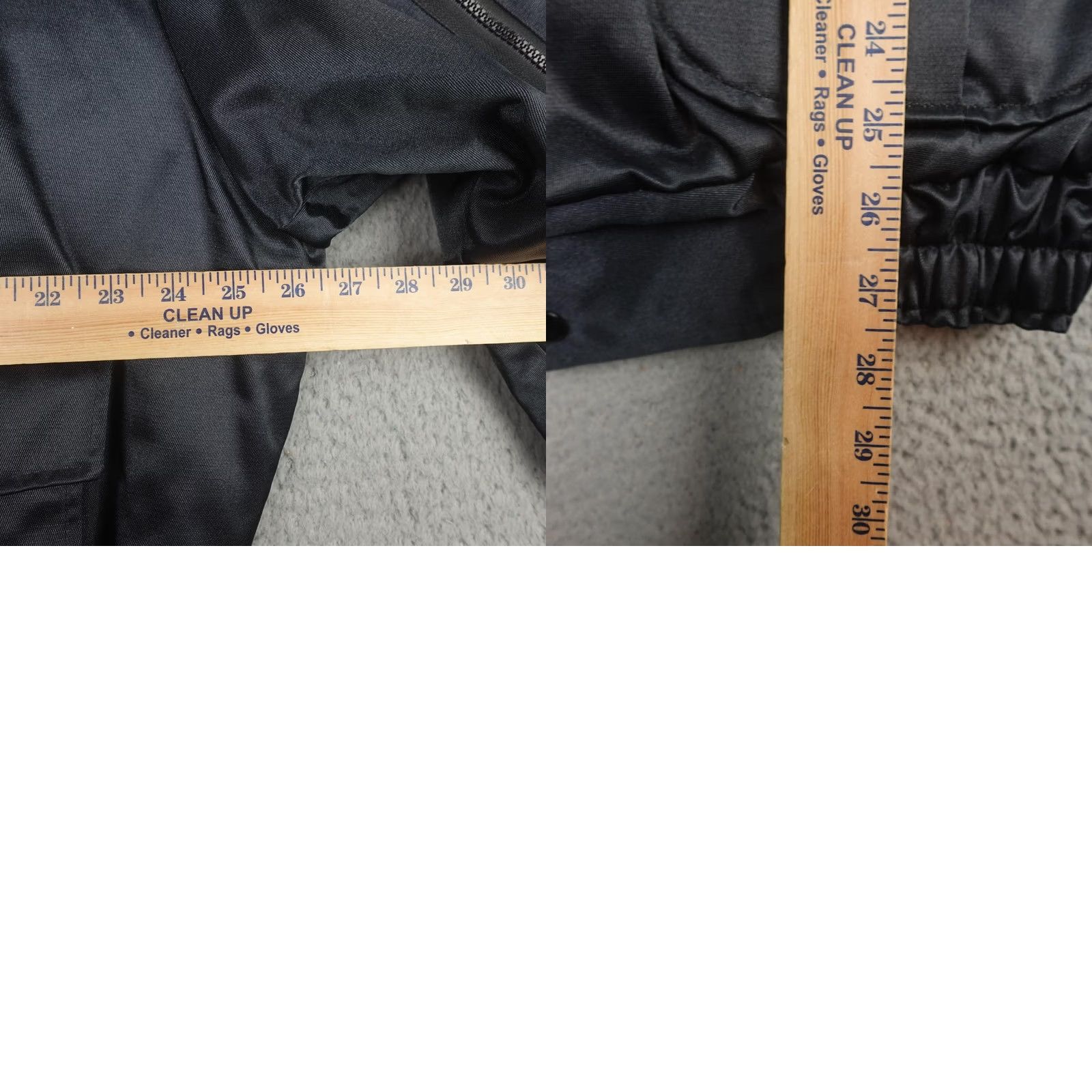 Vintage VINTAGE Riverside Bomber Jacket Mens XL Black Faux Fur Collar USA Uniform Jacket Size US XL / EU 56 / 4 - 9 Thumbnail