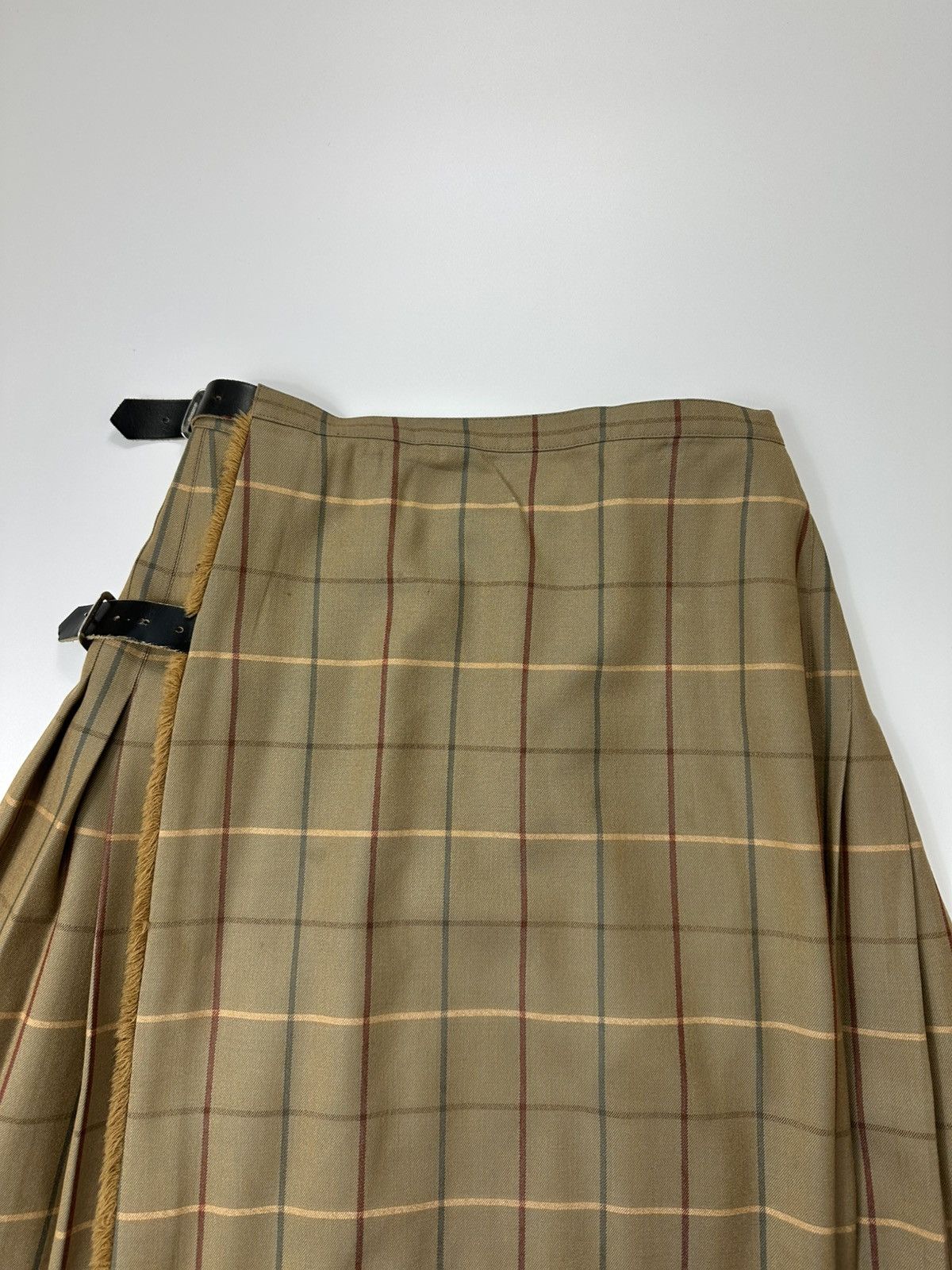 90's Burberrys Vintage Wool Skirt Nova Check
