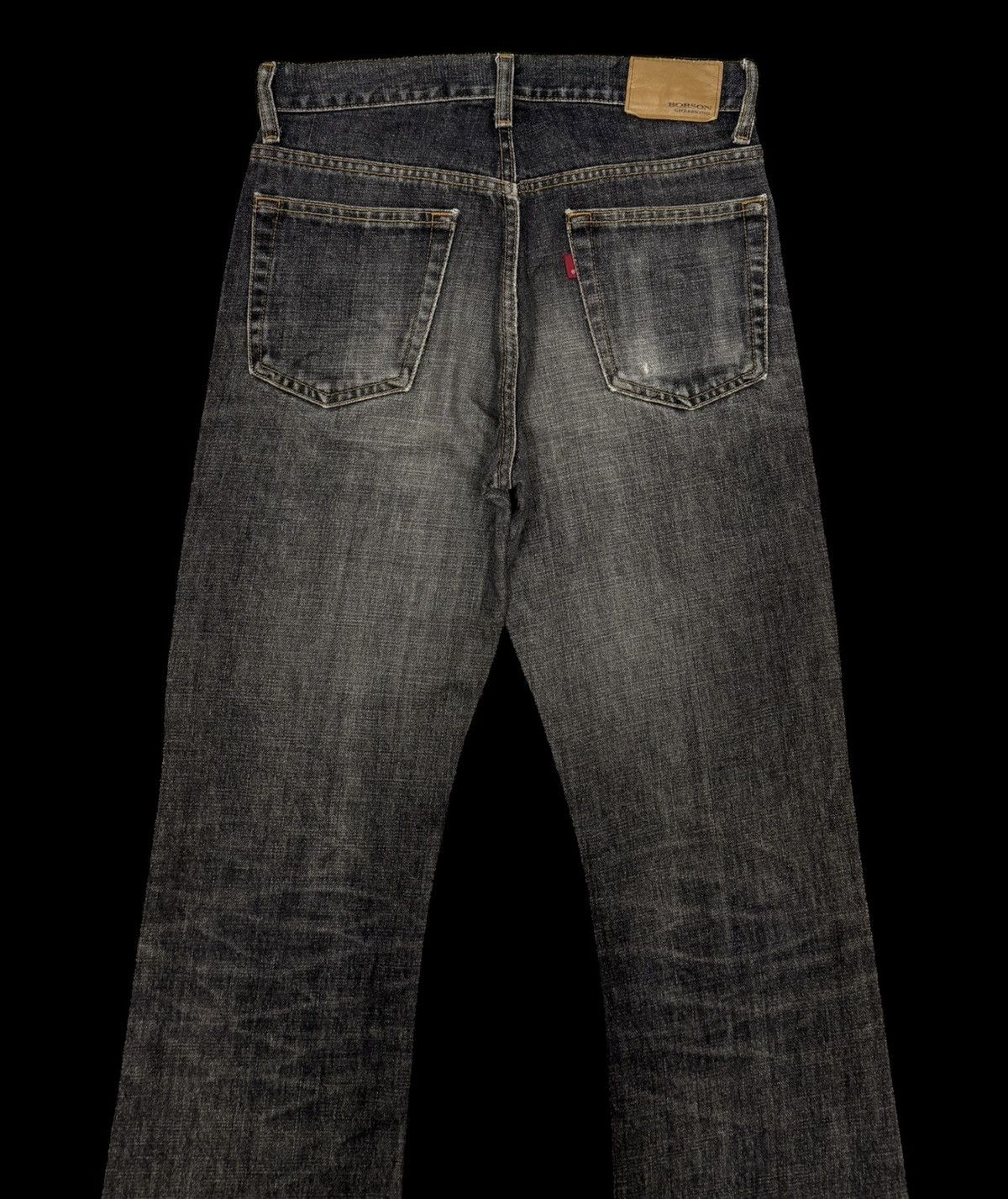 If Six Was Nine 💥FLARE JEANS 80s Style Muddy Bobson Bootcut Distress Denim Size US 29 - 5 Thumbnail